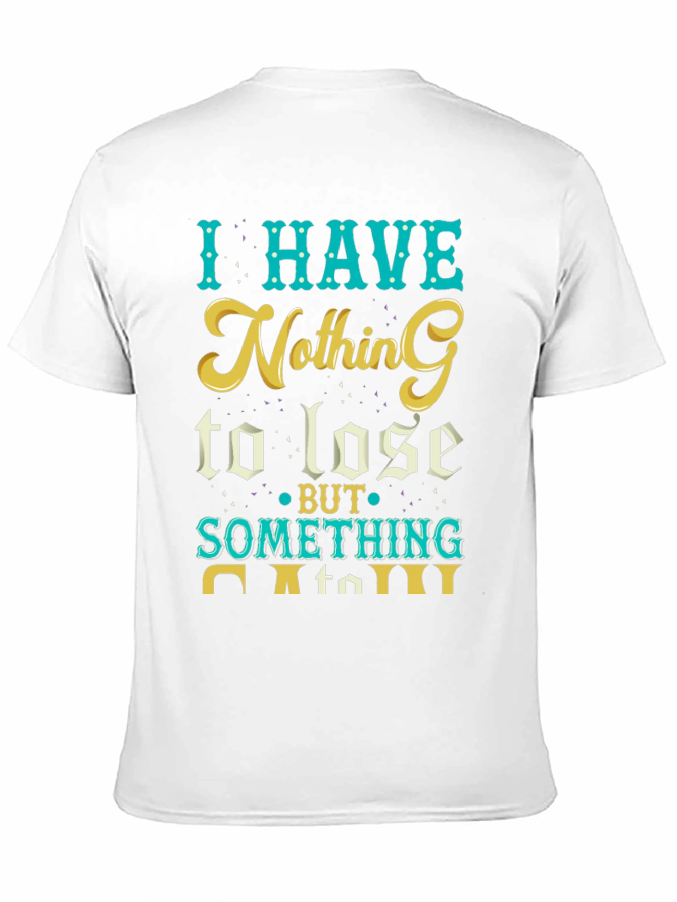 I Have Nothing to Lose Graphic Tee - Black