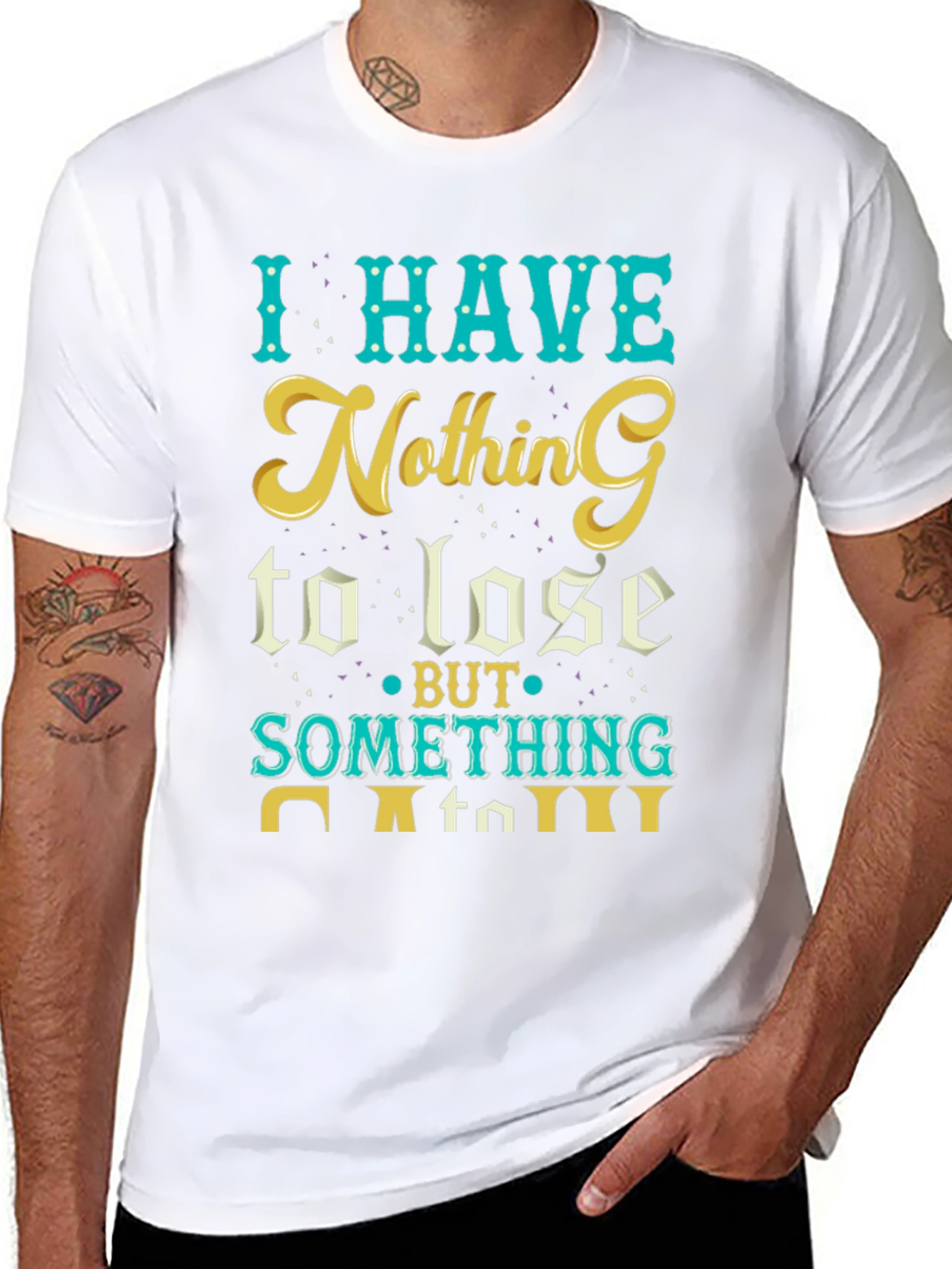 I Have Nothing to Lose Graphic Tee - Black