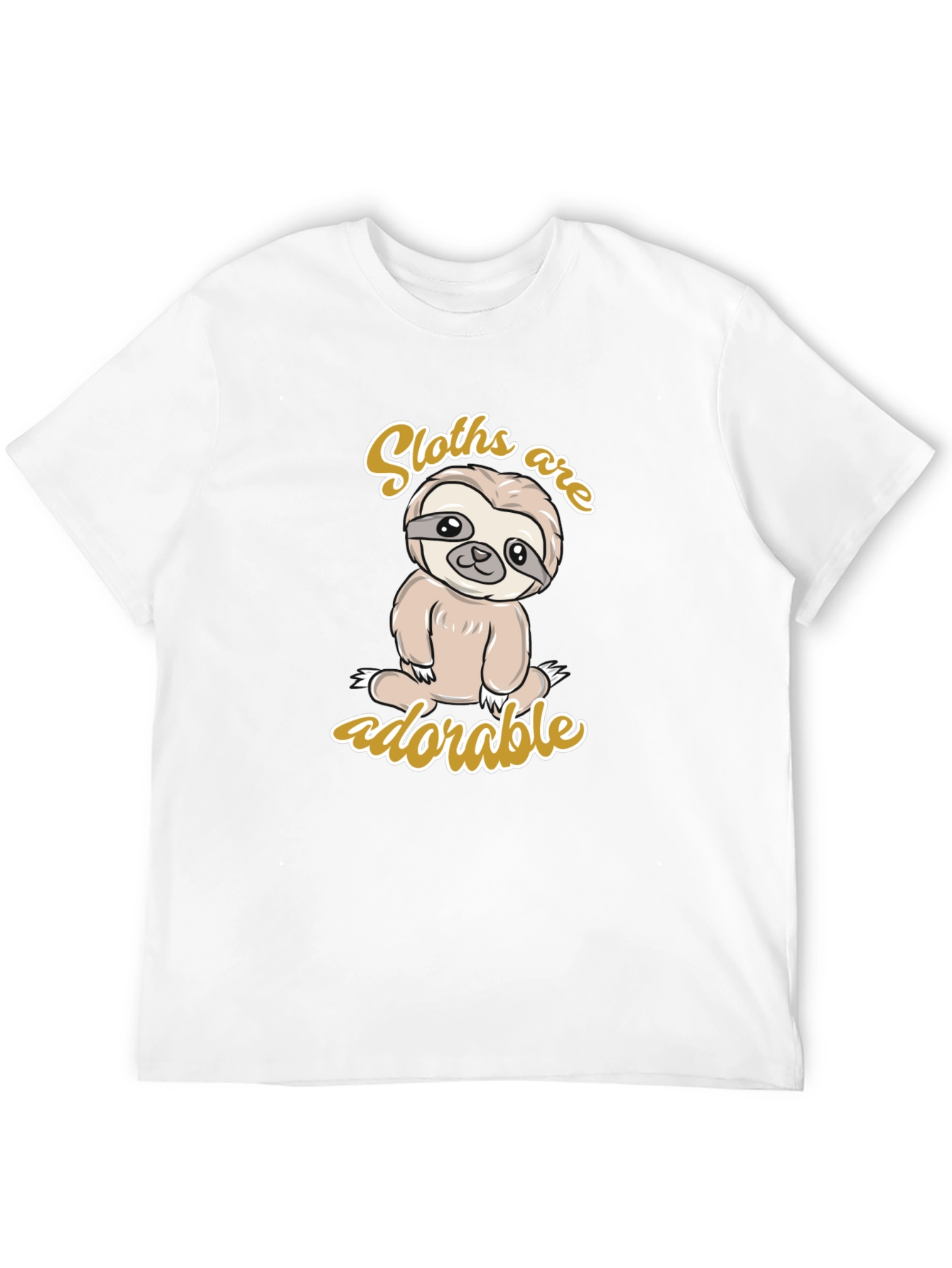 Cute Sloth Graphic T-Shirt - Adorable Animal Tee