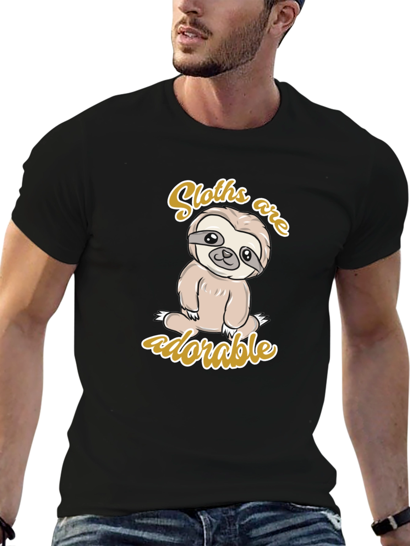 Cute Sloth Graphic T-Shirt - Adorable Animal Tee