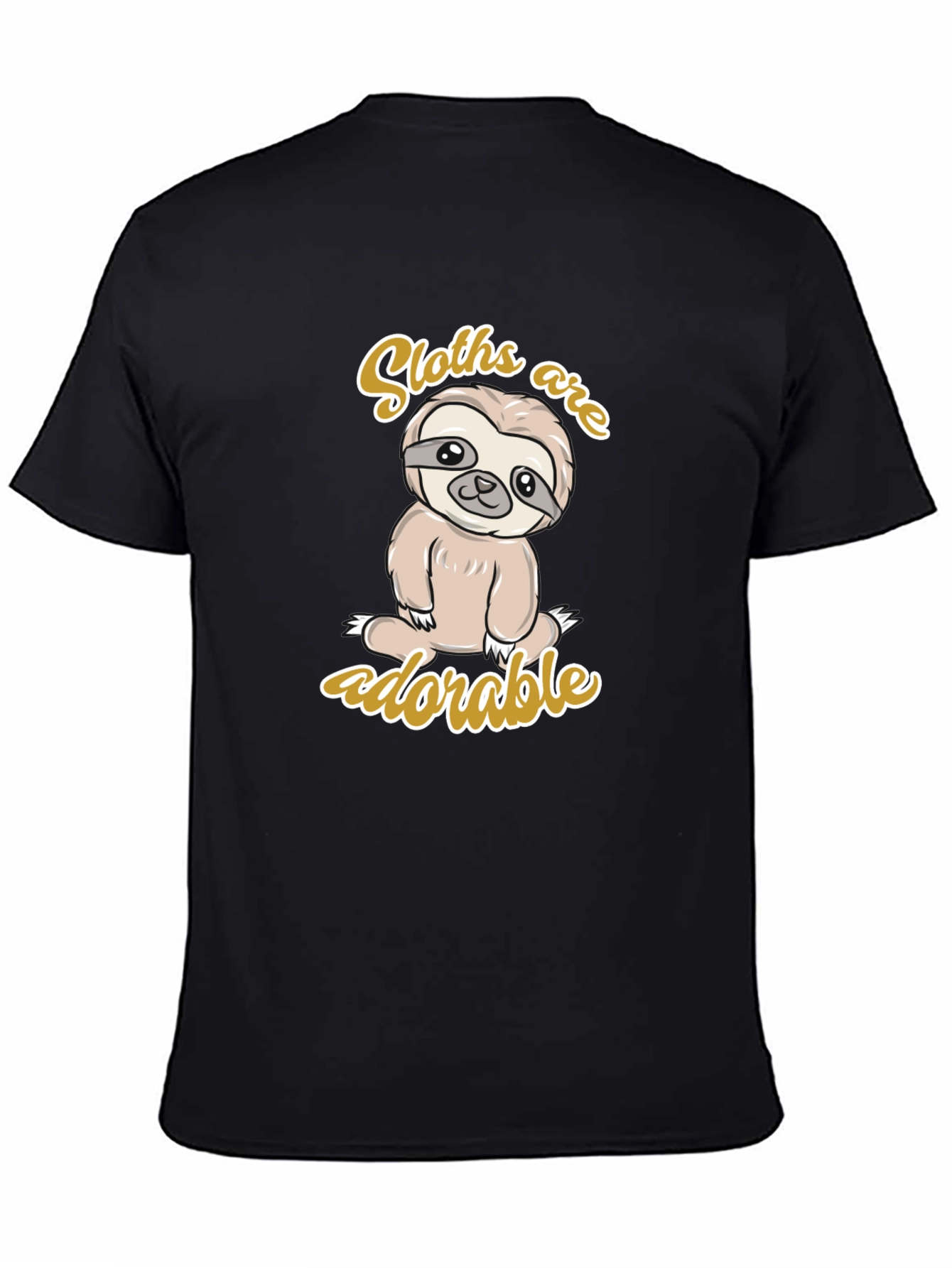 Cute Sloth Graphic T-Shirt - Adorable Animal Tee