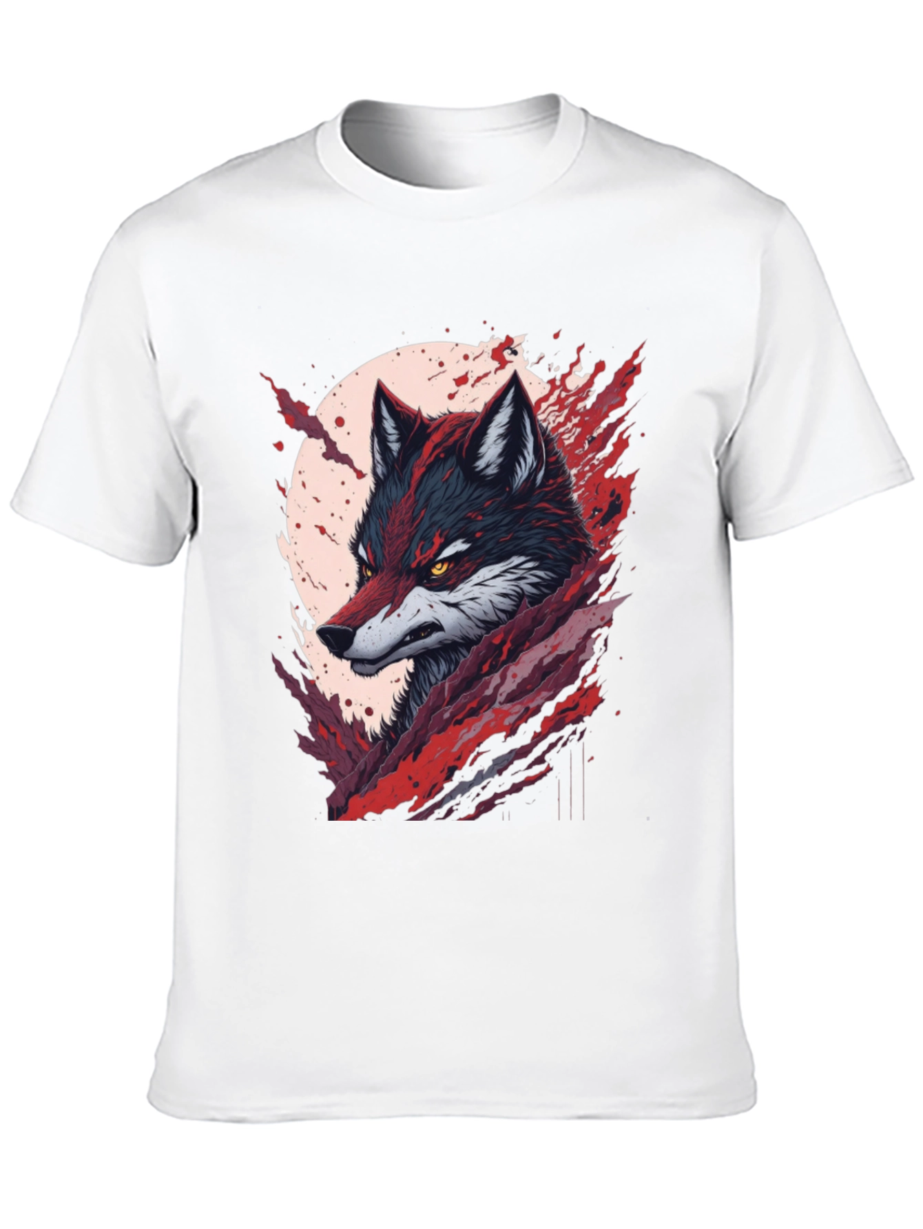 Wolf Graphic Tee - Bold Animal Design