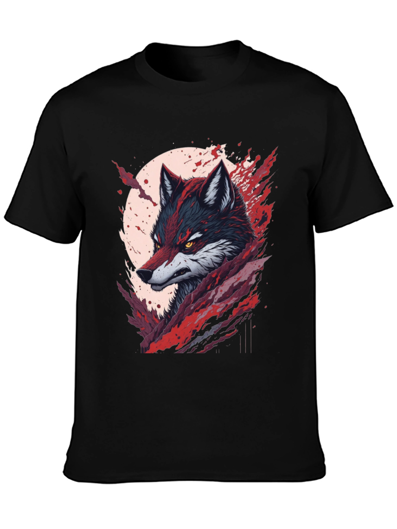 Wolf Graphic Tee - Bold Animal Design