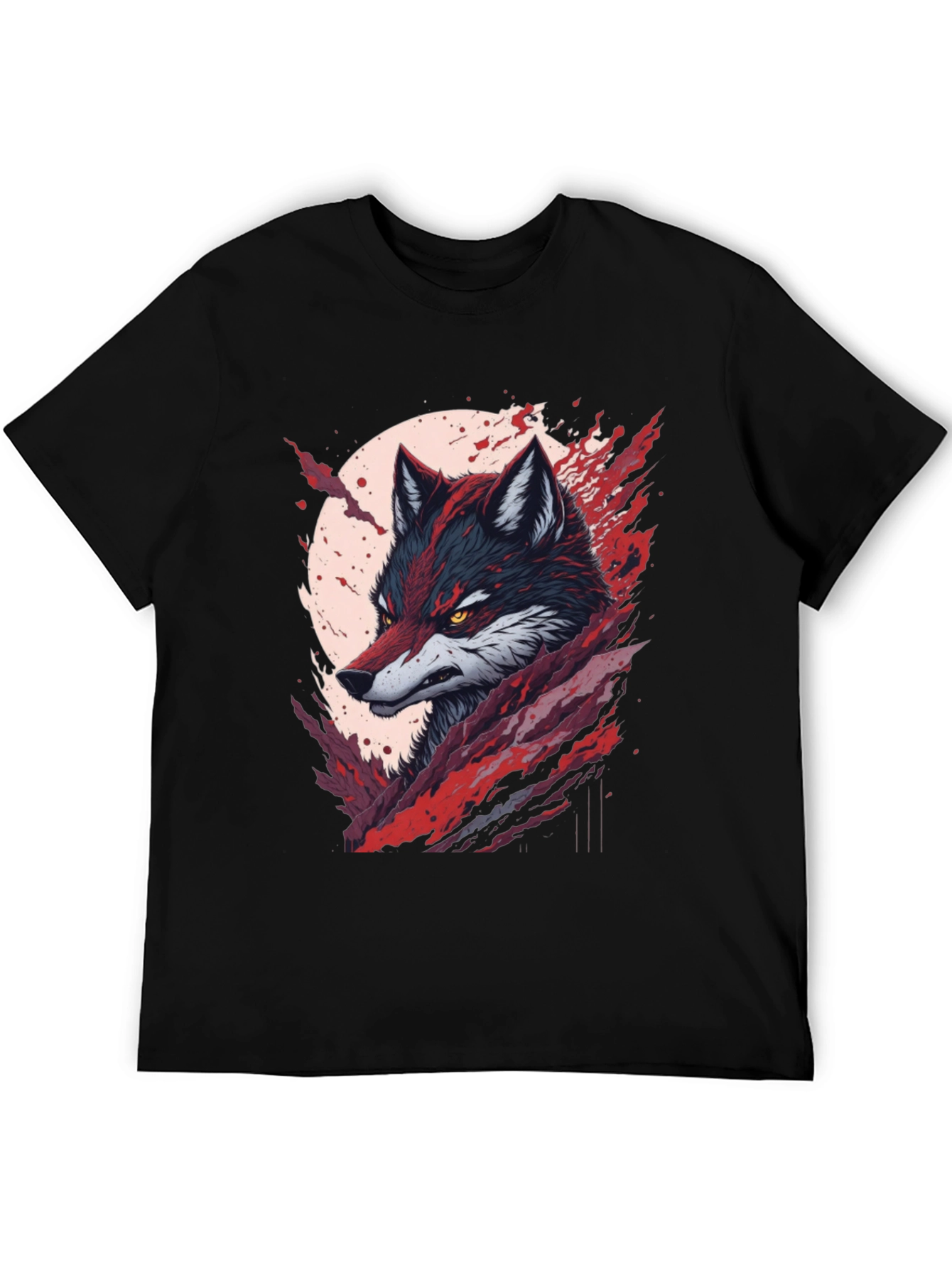 Wolf Graphic Tee - Bold Animal Design