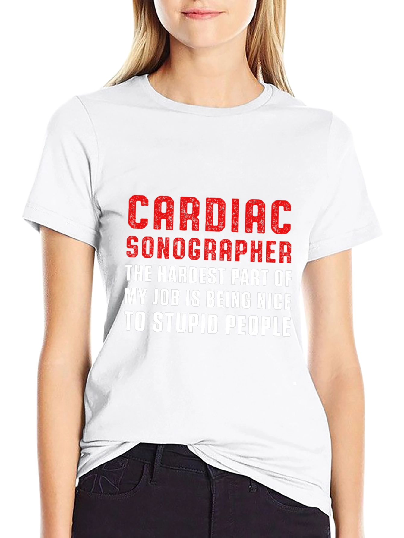 Cardiac Sonographer T-Shirt - Funny Job Gift
