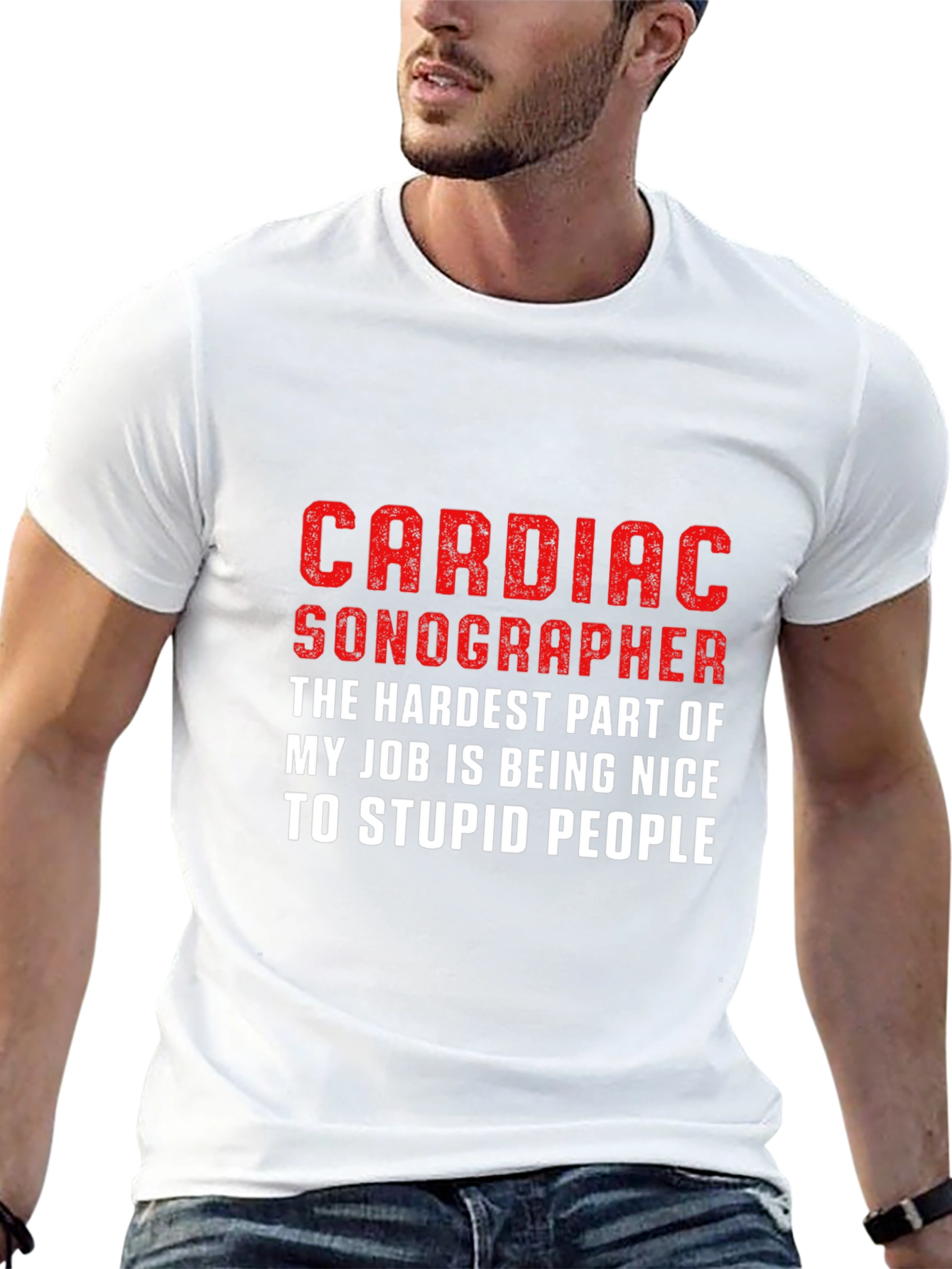 Cardiac Sonographer T-Shirt - Funny Job Gift