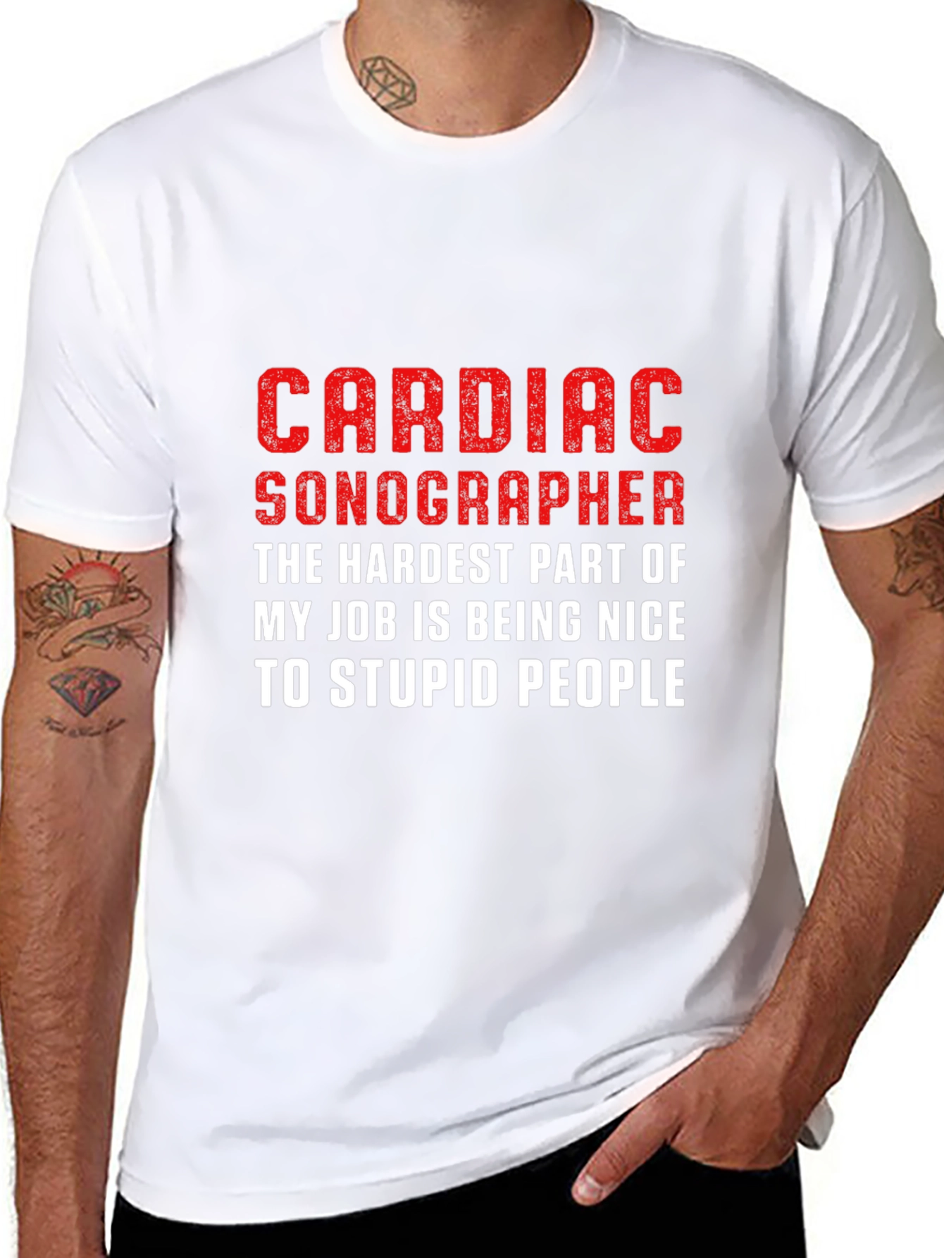 Cardiac Sonographer T-Shirt - Funny Job Gift