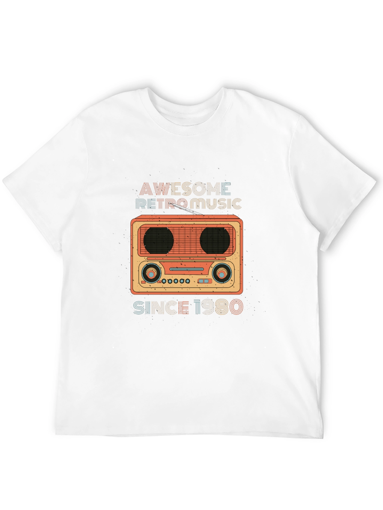 Retro Music T-Shirt - Awesome Since 1980!