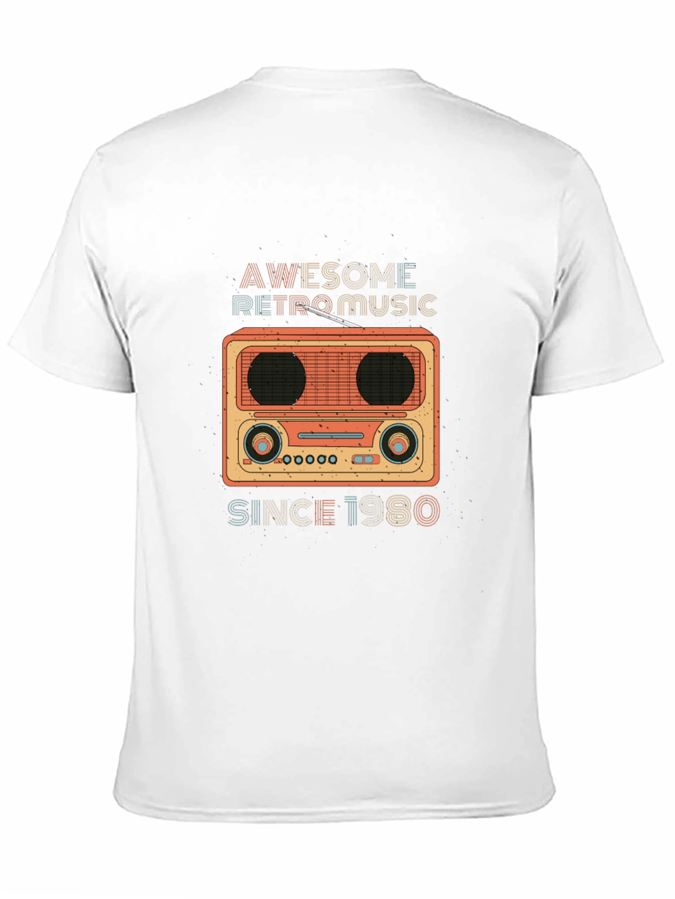 Retro Music T-Shirt - Awesome Since 1980!