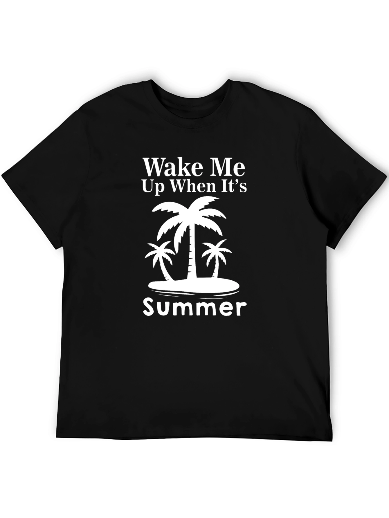 Wake Me Up When Its Summer Graphic T-Shirt