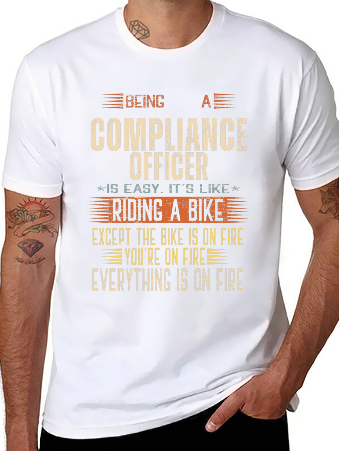 Compliance Officer On Fire T-Shirt