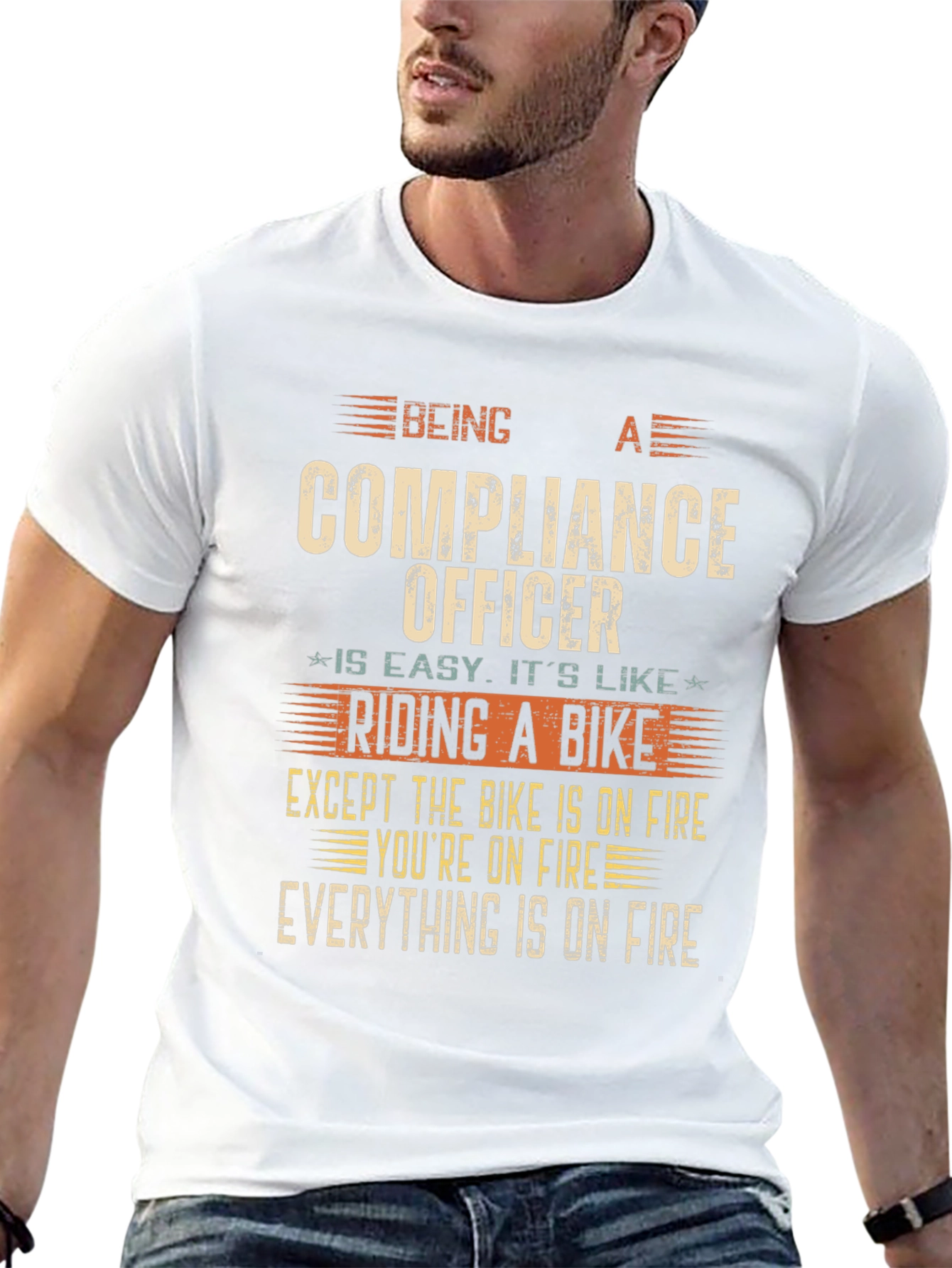 Compliance Officer On Fire T-Shirt