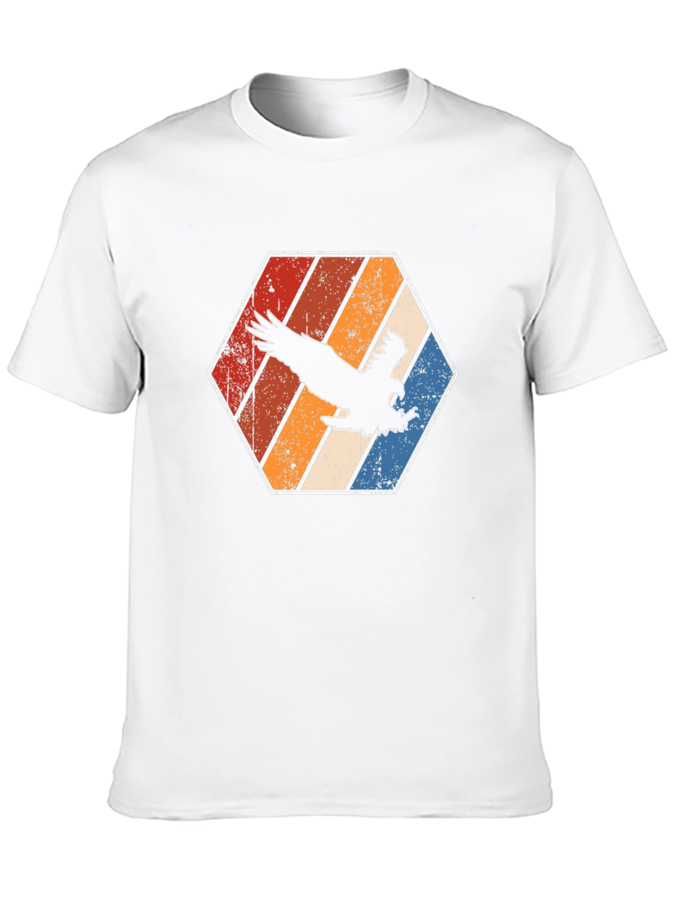 Retro Eagle Hexagon T-Shirt