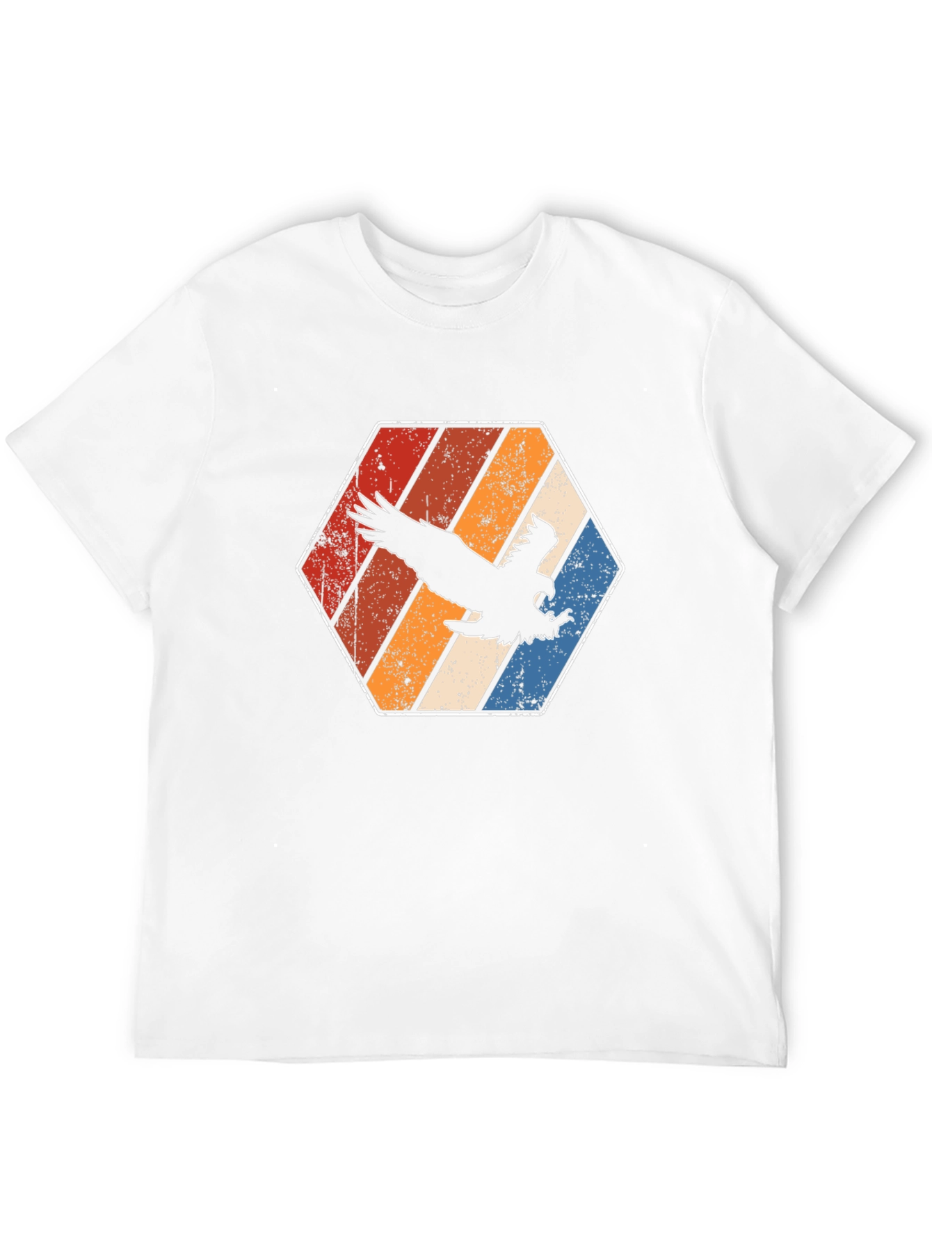 Retro Eagle Hexagon T-Shirt