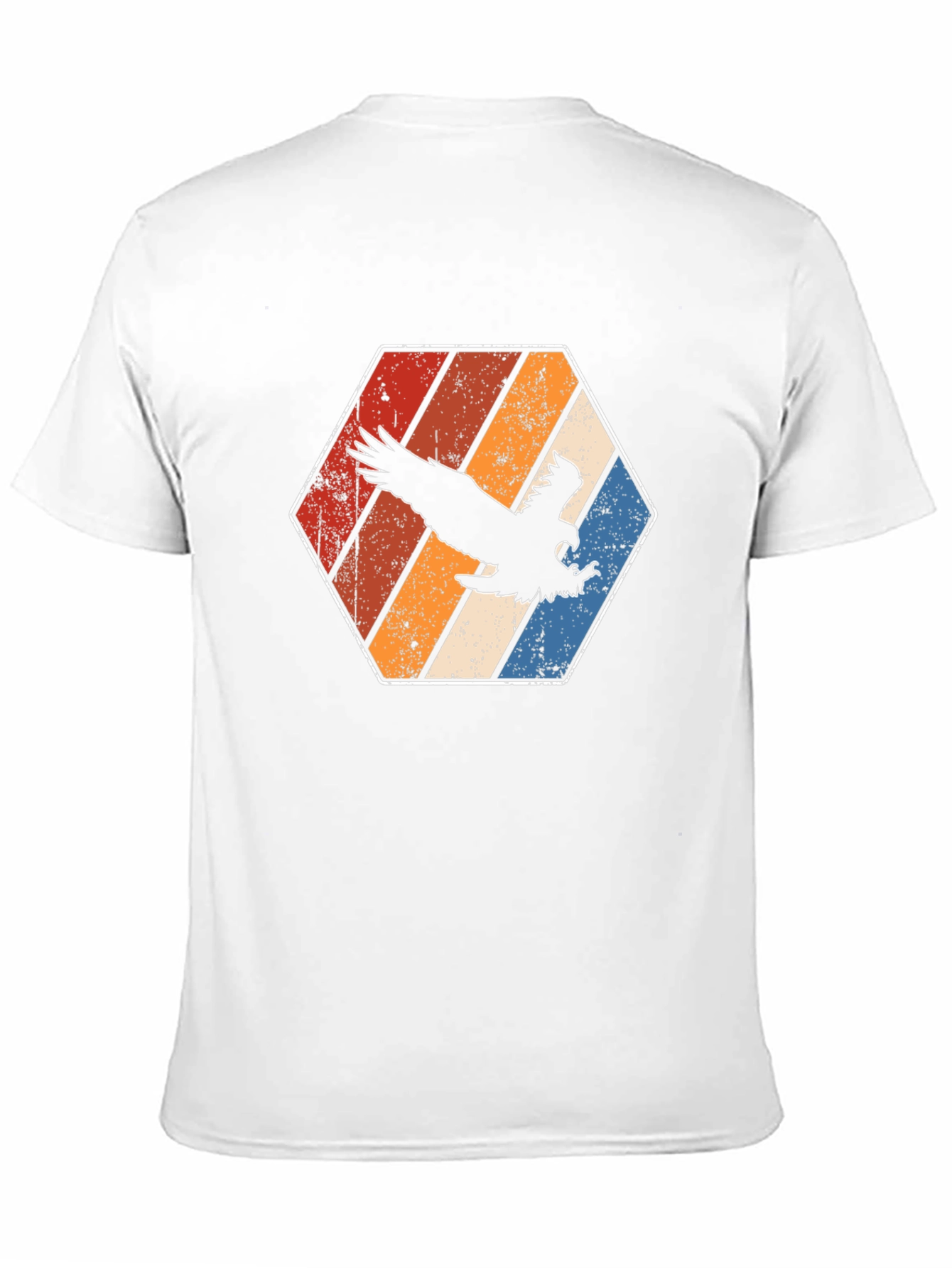 Retro Eagle Hexagon T-Shirt