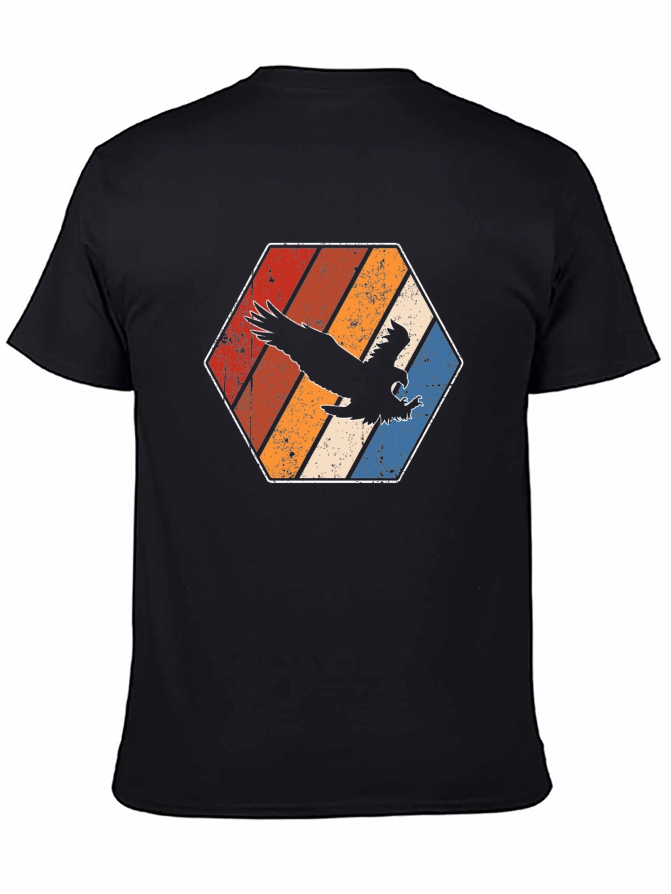 Retro Eagle Hexagon T-Shirt