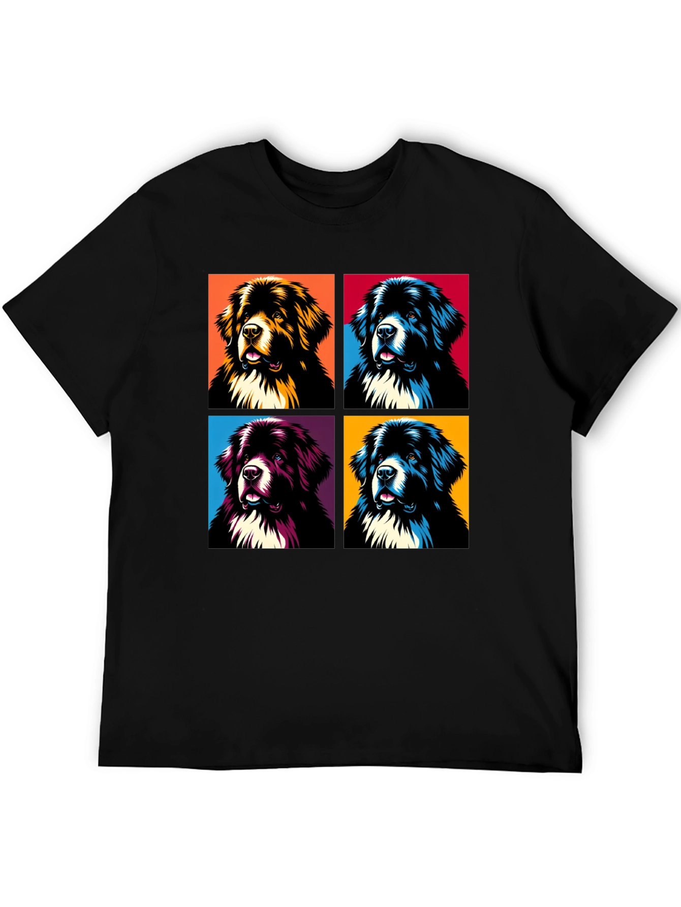 Pop Art Dog Breed Graphic T-Shirt