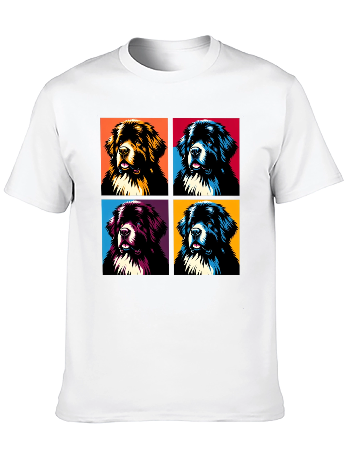 Pop Art Dog Breed Graphic T-Shirt