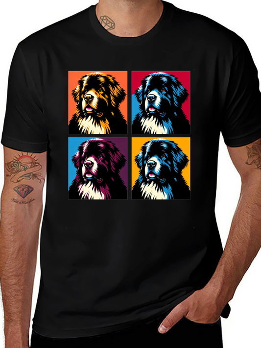Pop Art Dog Breed Graphic T-Shirt