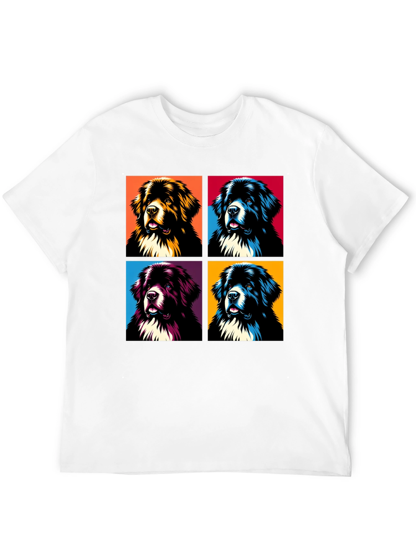 Pop Art Dog Breed Graphic T-Shirt