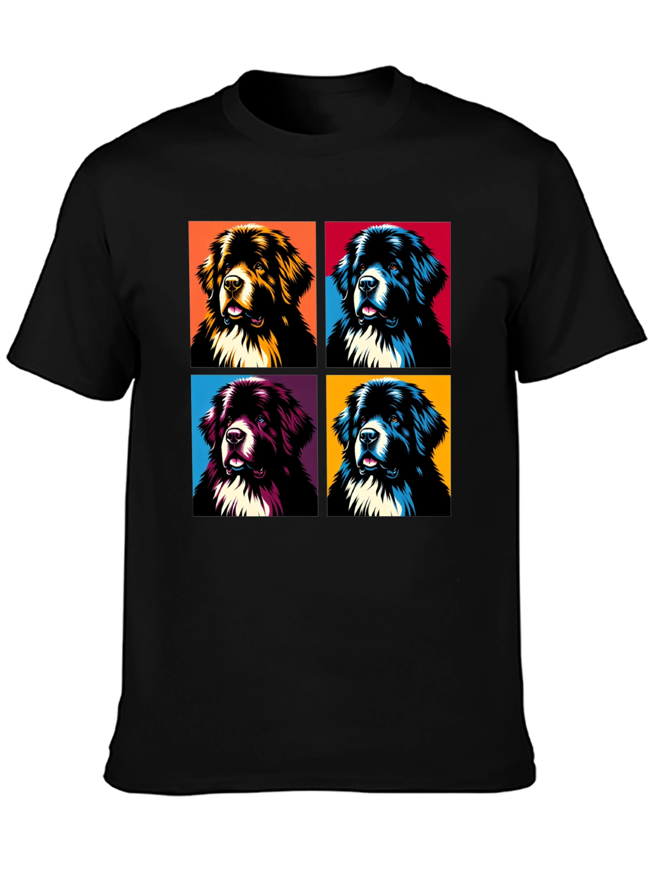 Pop Art Dog Breed Graphic T-Shirt