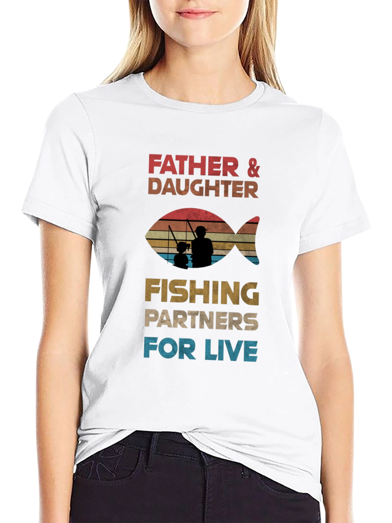 Father & Daughter Fishing Partners T-Shirt