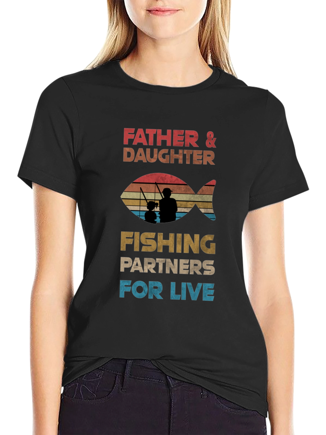 Father & Daughter Fishing Partners T-Shirt