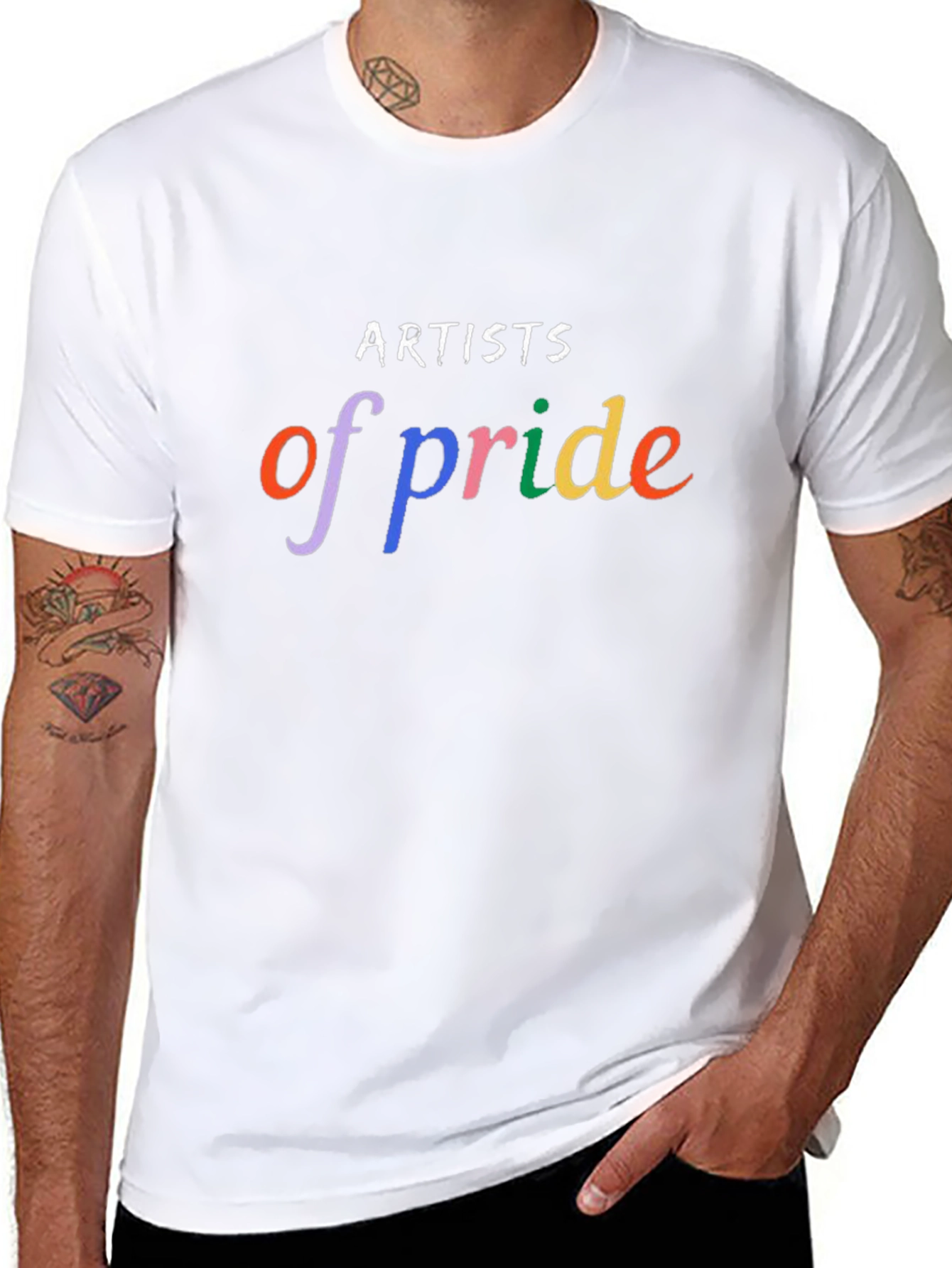 Artists of Pride Rainbow Graphic T-Shirt