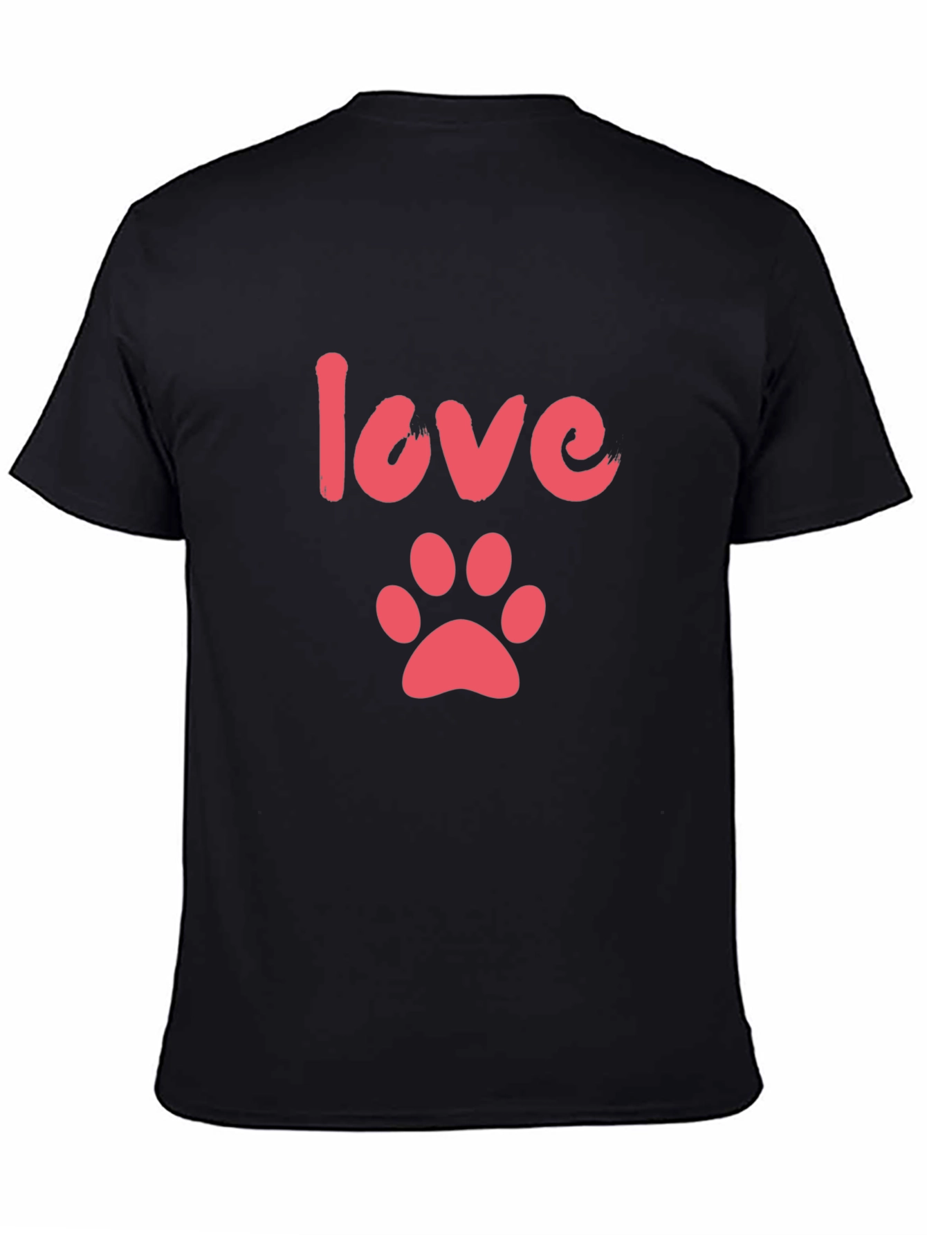 Love Paw Print T-Shirt – Cute Dog Lover Tee