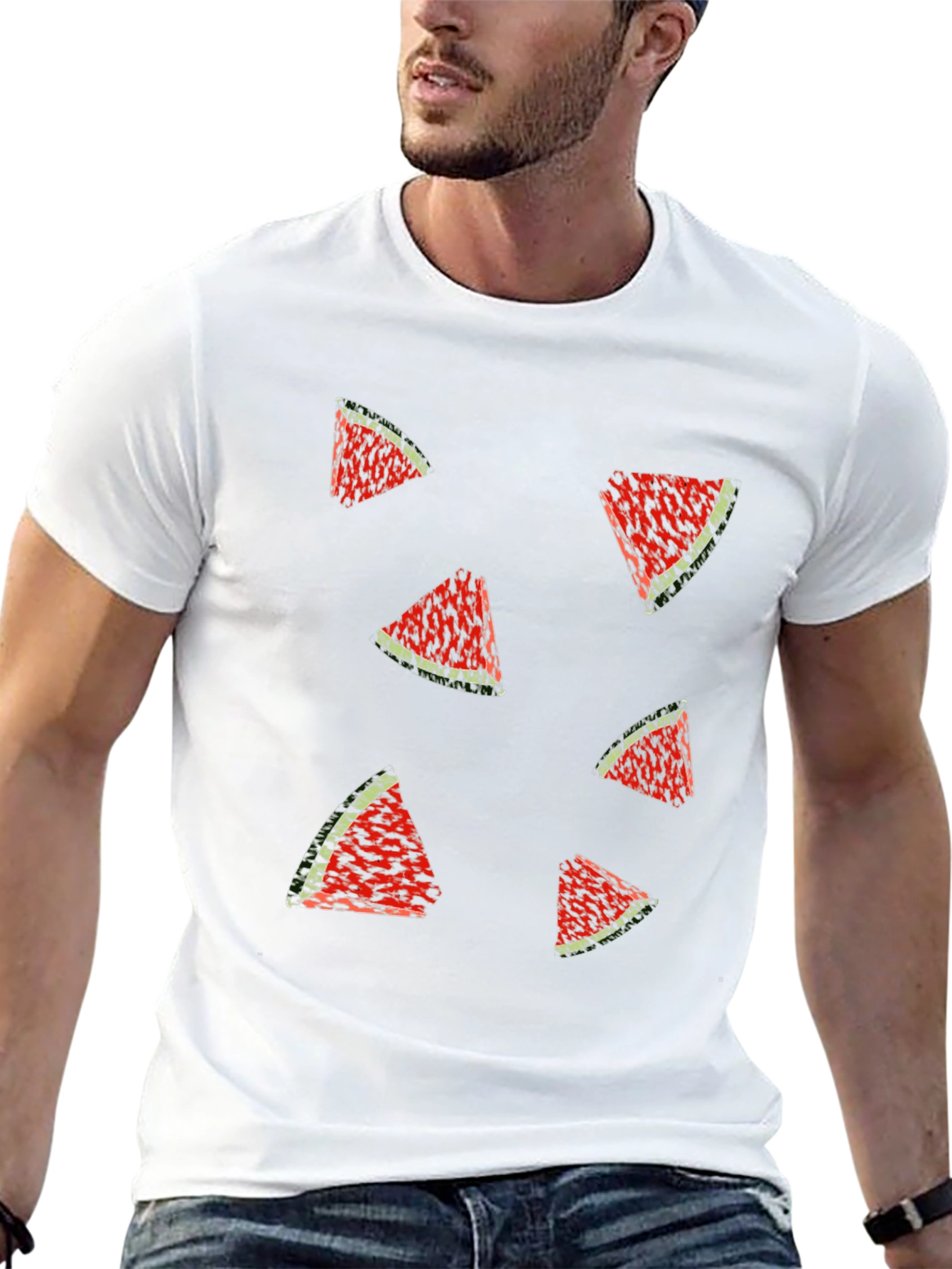 Watermelon Slice Print T-Shirt