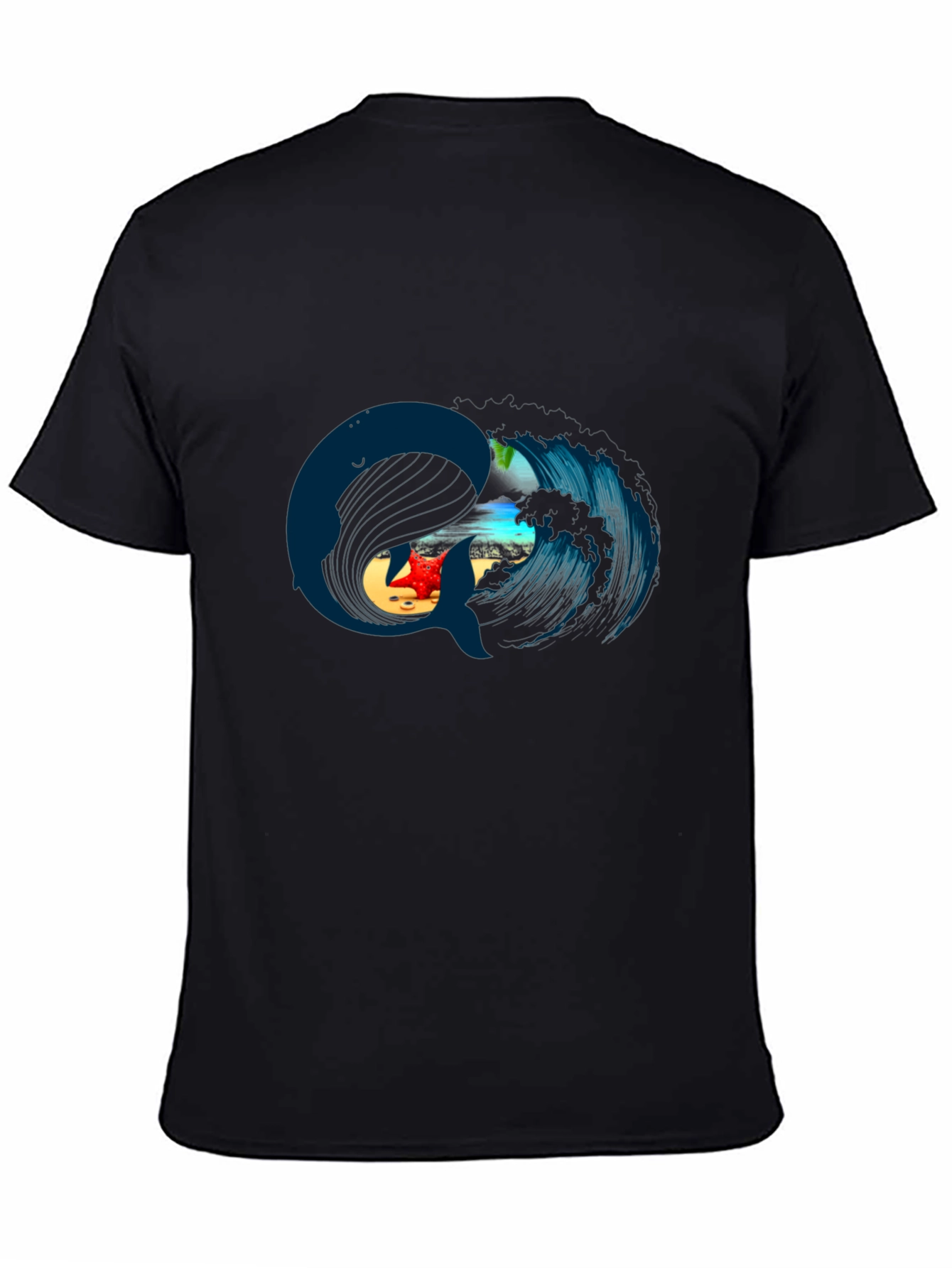 Whale Wave T-Shirt - Ocean Lovers Tee