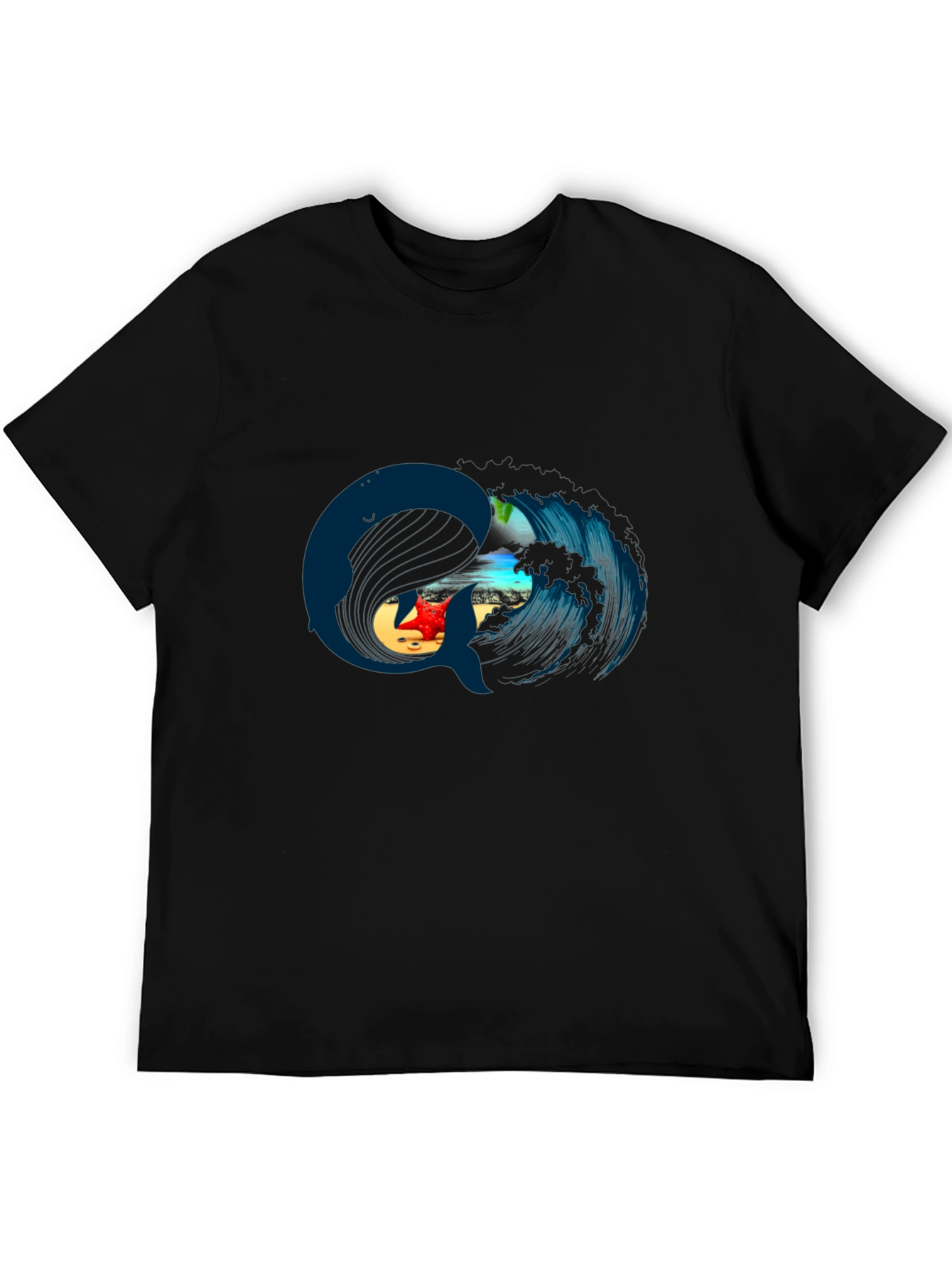 Whale Wave T-Shirt - Ocean Lovers Tee