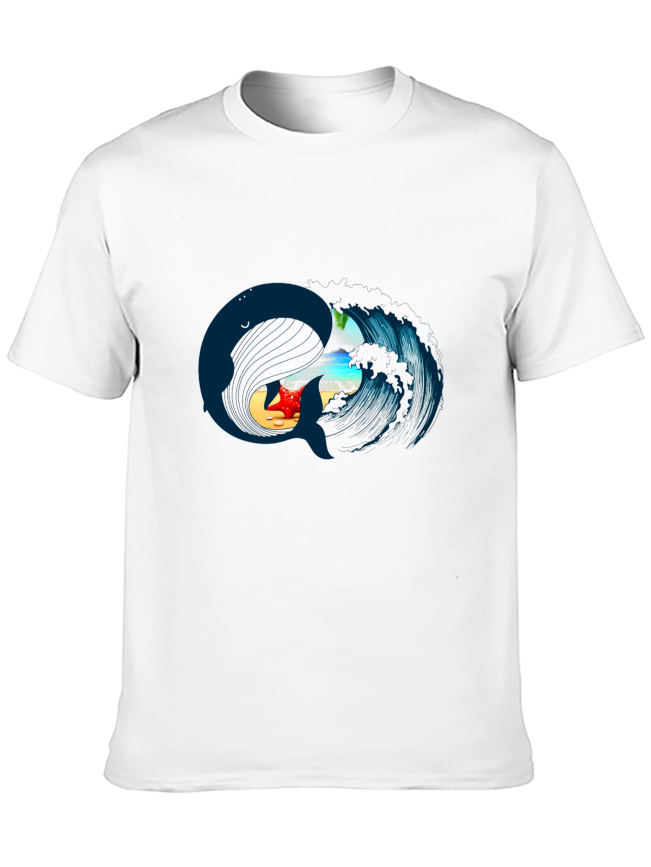 Whale Wave T-Shirt - Ocean Lovers Tee