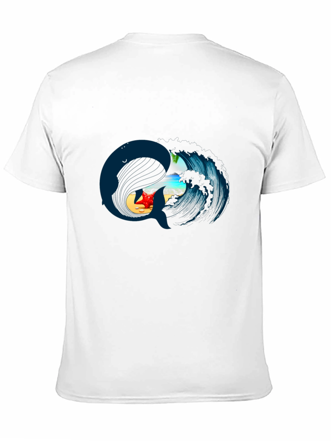Whale Wave T-Shirt - Ocean Lovers Tee