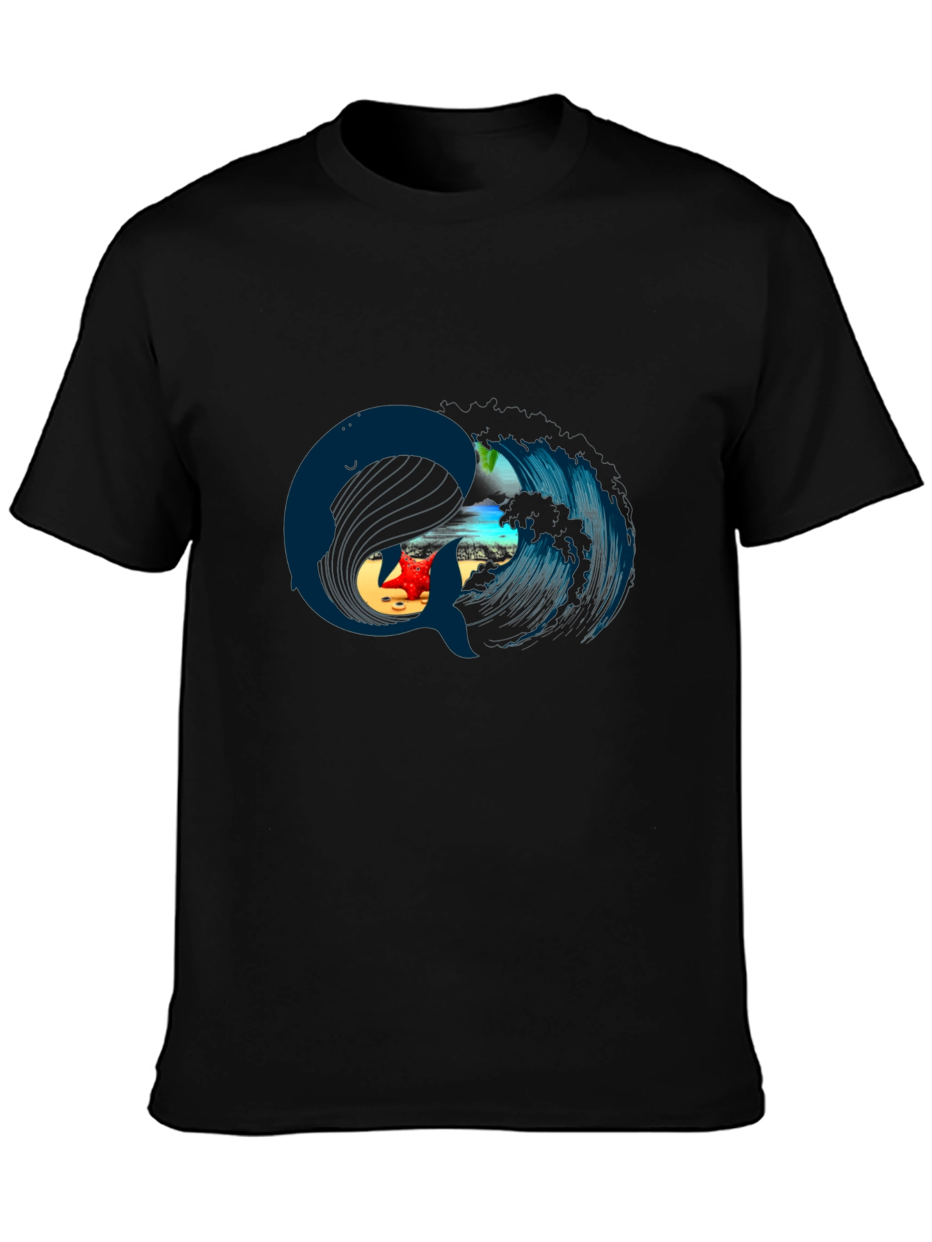 Whale Wave T-Shirt - Ocean Lovers Tee