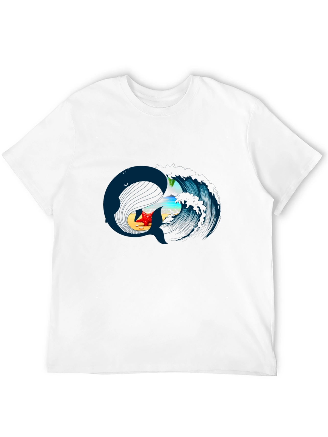 Whale Wave T-Shirt - Ocean Lovers Tee
