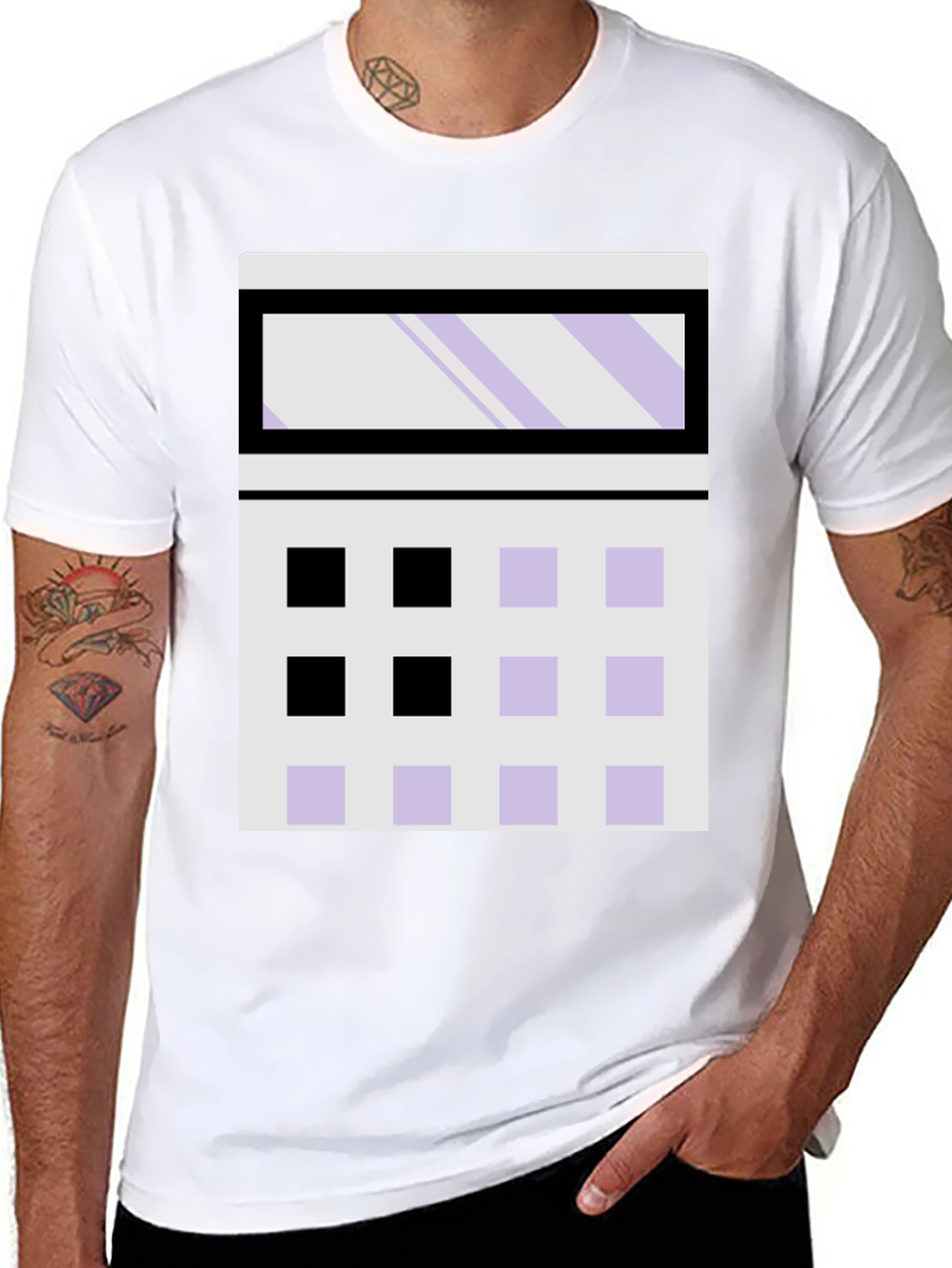 Calculator T-Shirt - Black Graphic Tee
