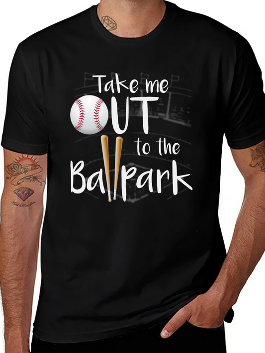 Baseball Fan T-Shirt - Take Me Out to the Ballpark