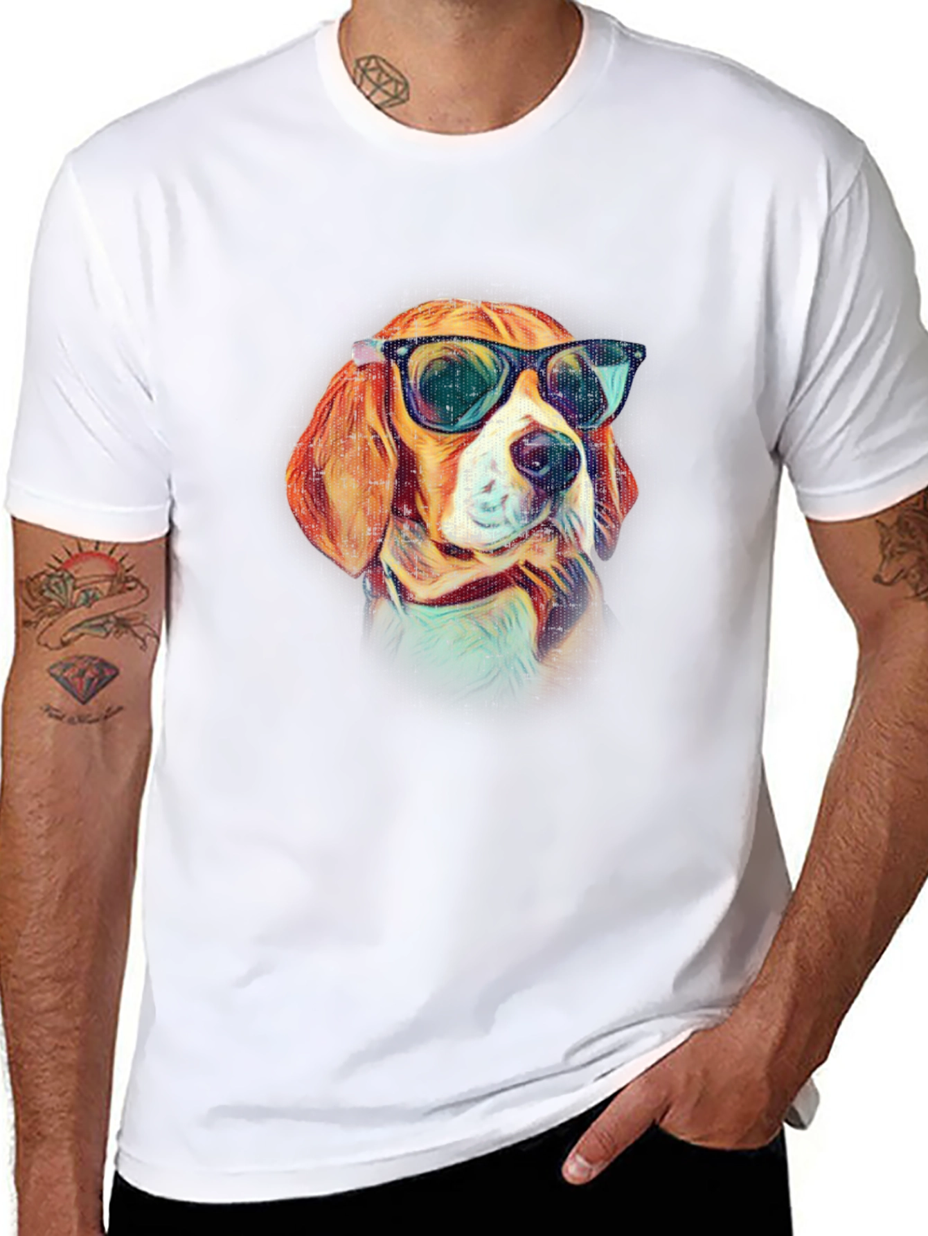 Beagle Sunglasses T-Shirt – Cool Dog Lover Graphic Tee