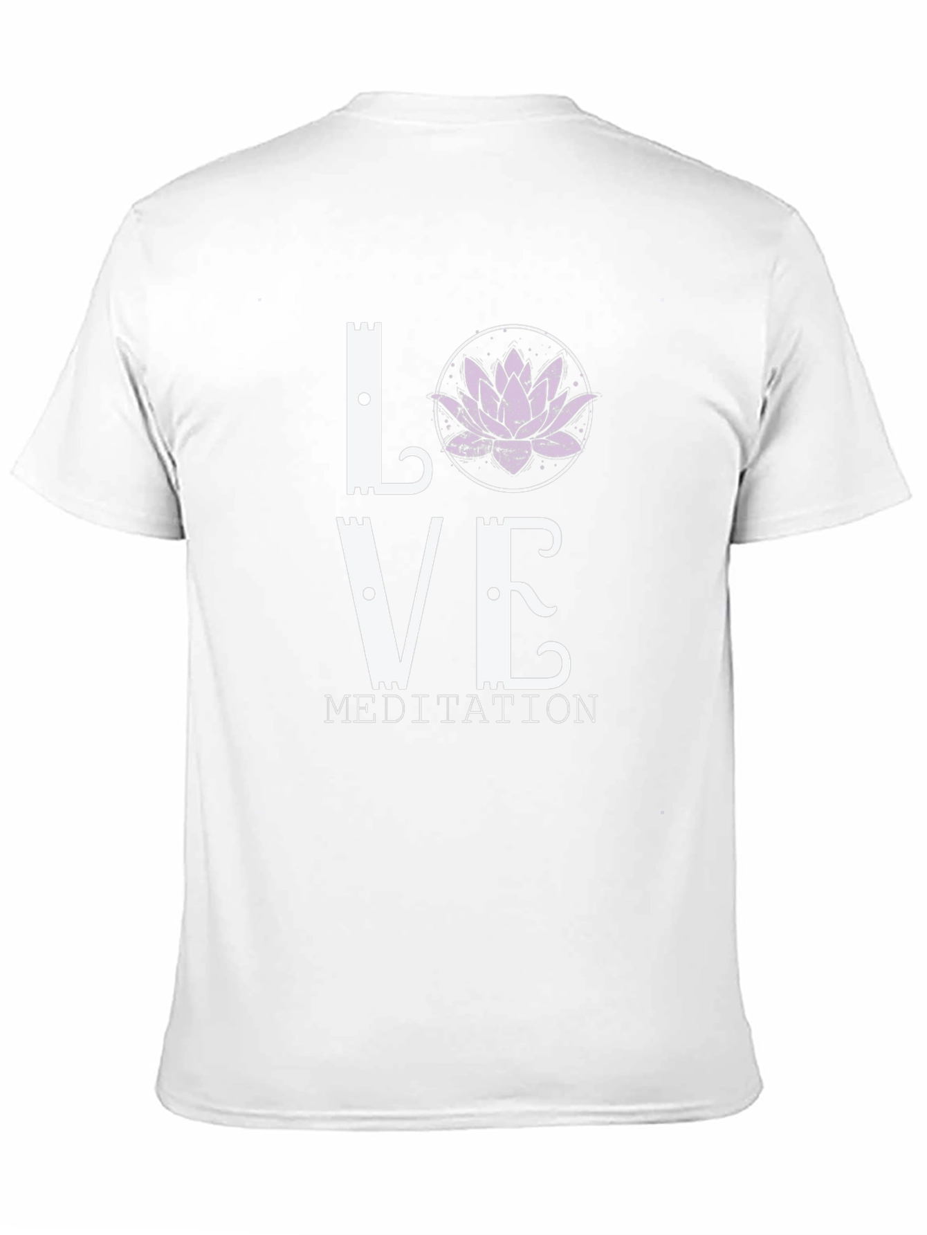 Love Meditation Lotus Flower Graphic Tee