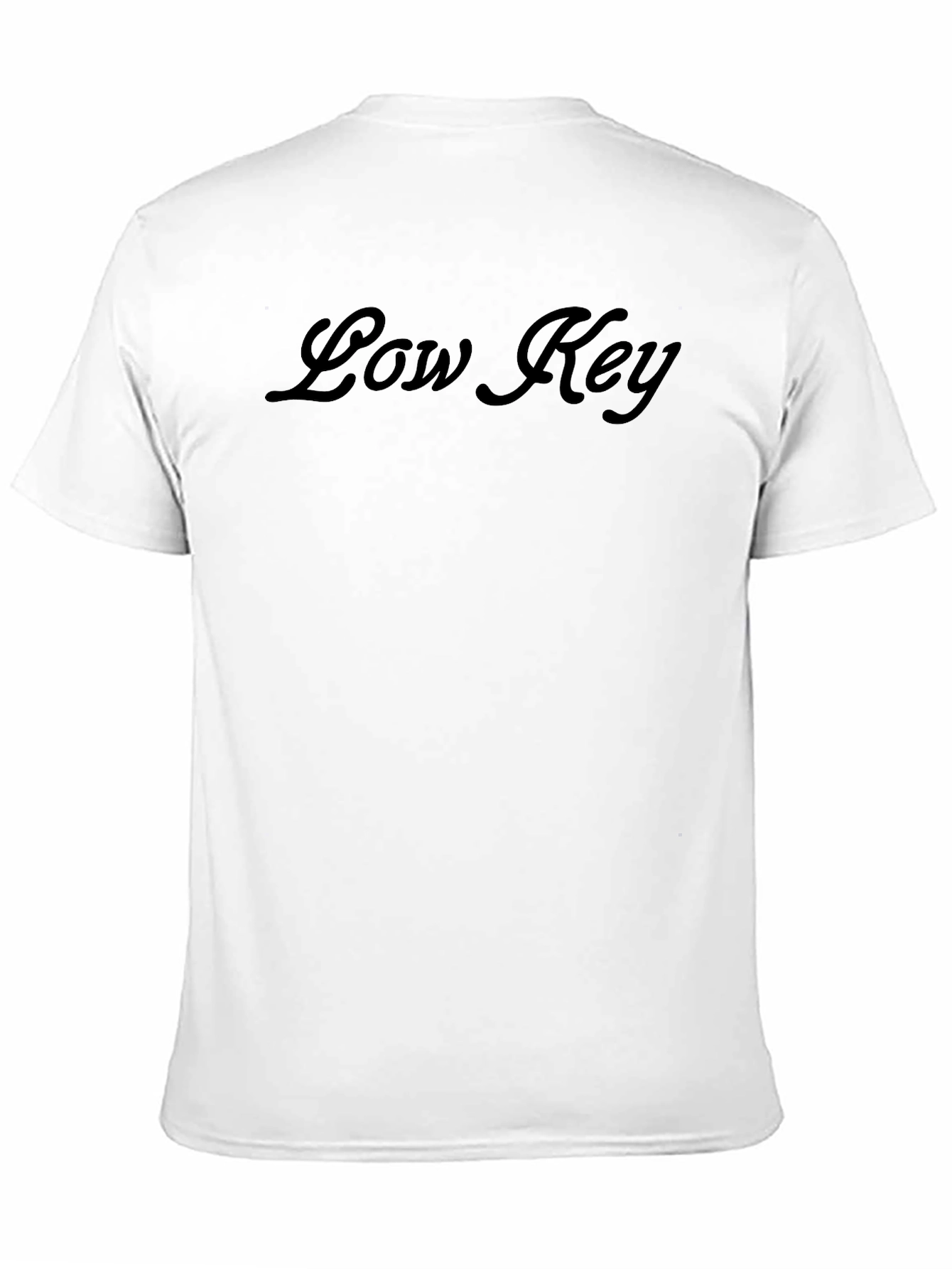 Low Key Black Graphic Tee