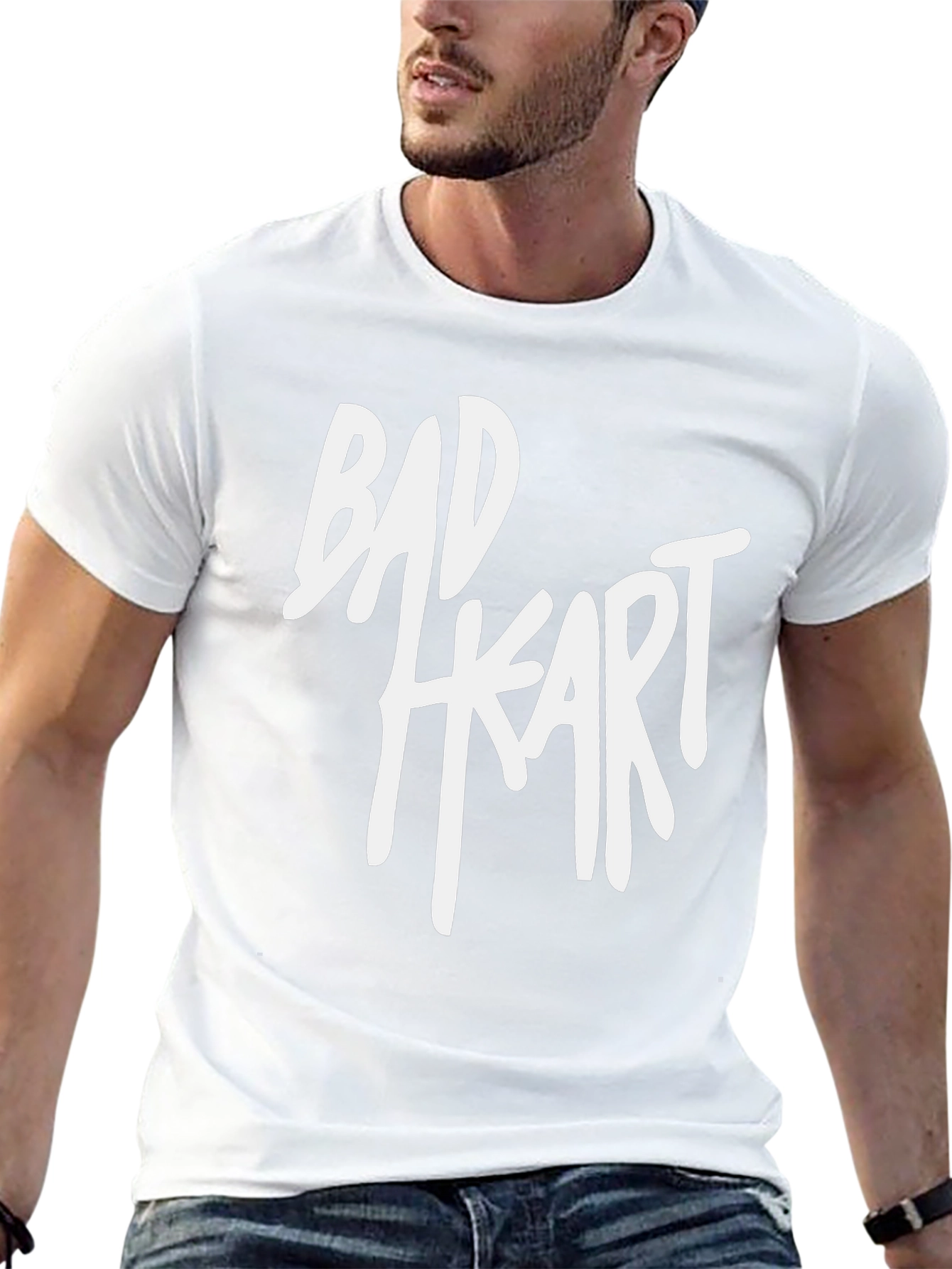 Bad Heart Graphic Tee - Black T-Shirt