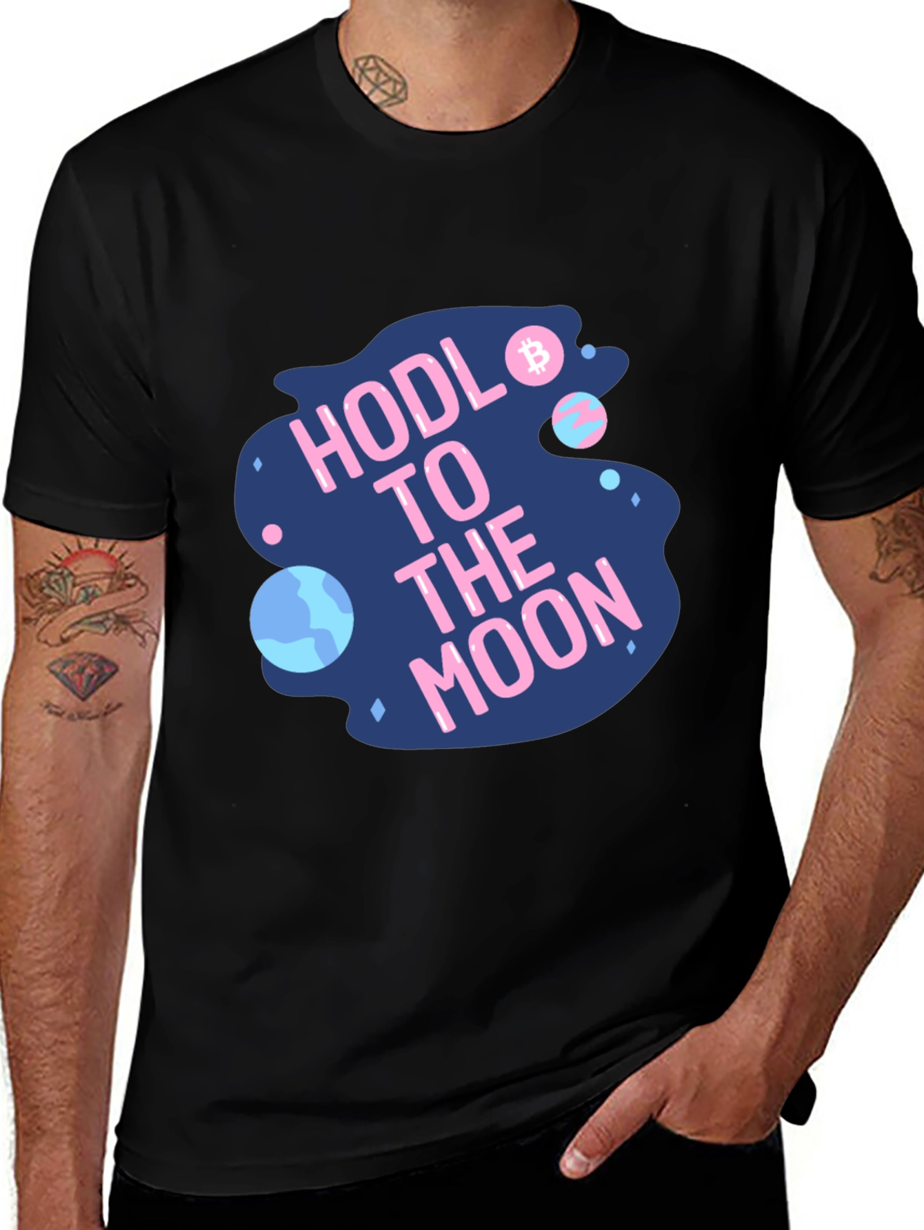 HODL to the Moon Crypto Tee