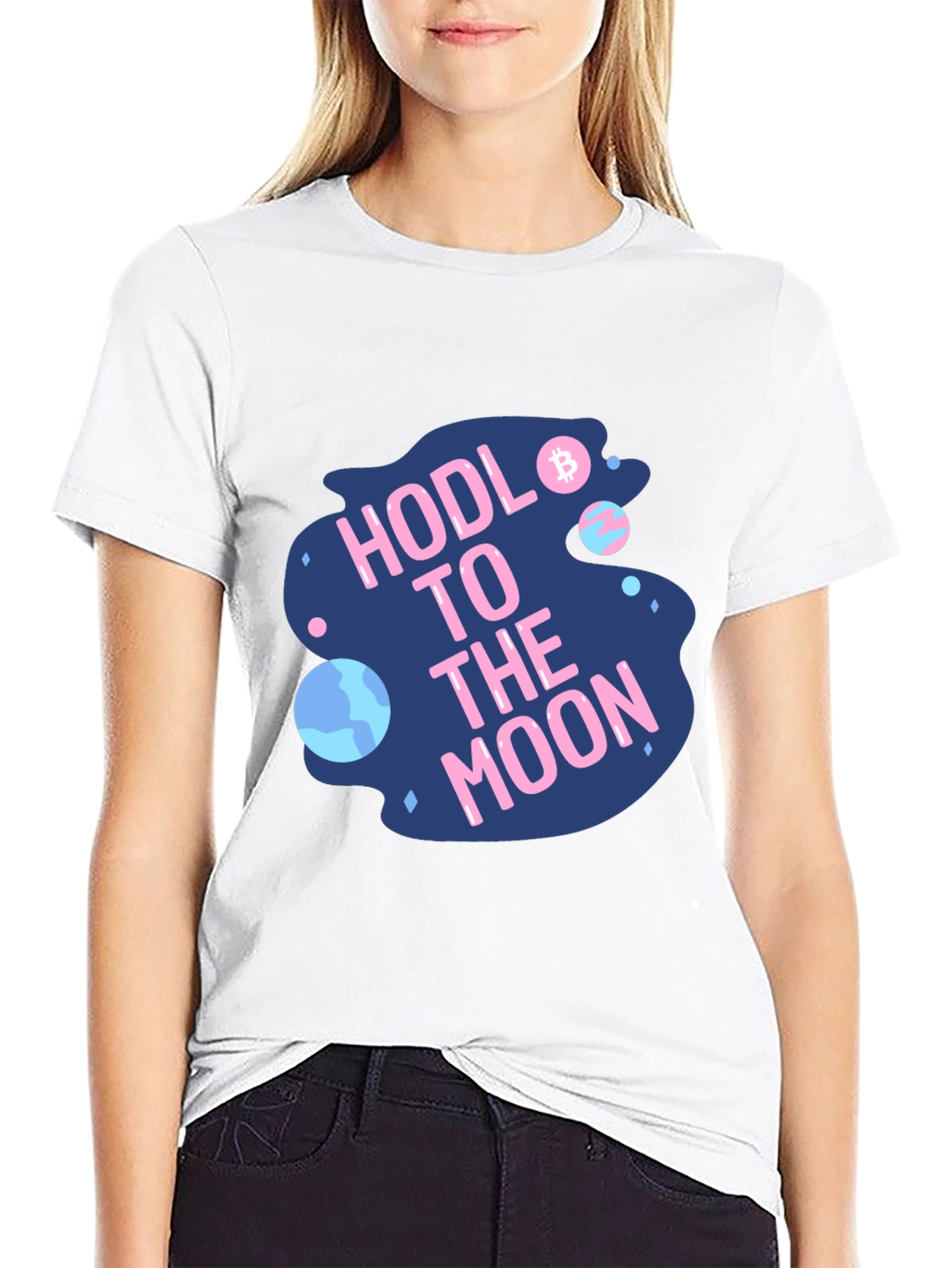HODL to the Moon Crypto Tee