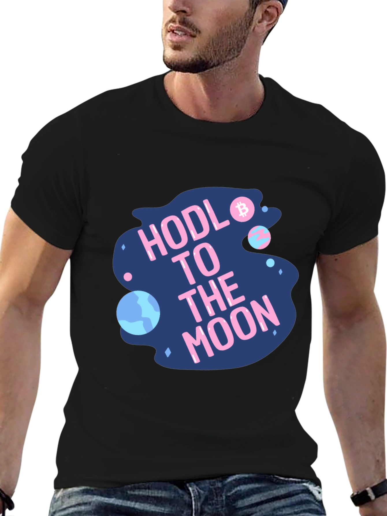 HODL to the Moon Crypto Tee