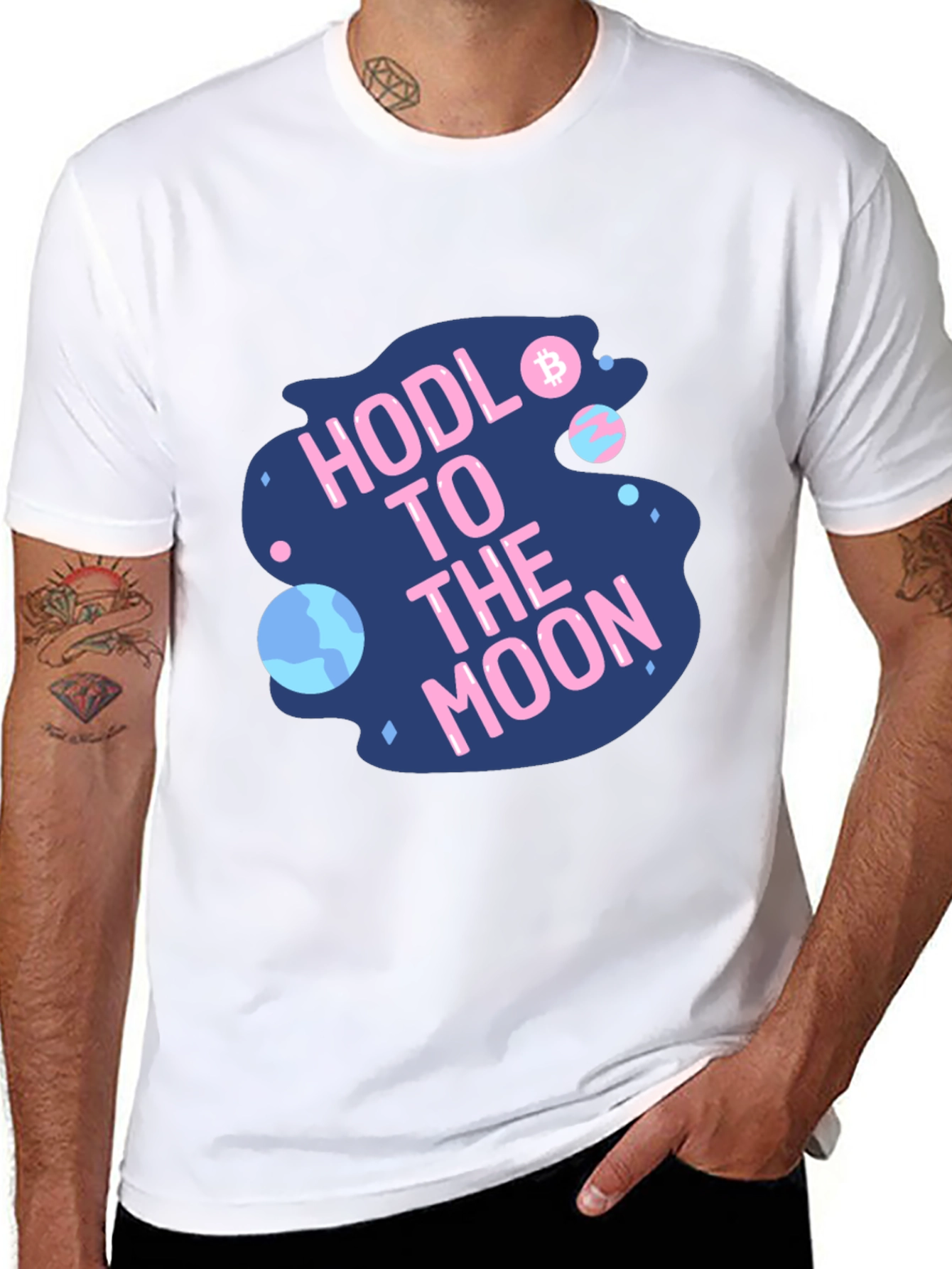HODL to the Moon Crypto Tee