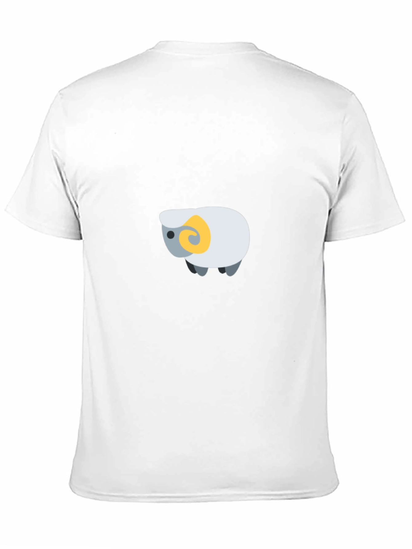 Stylish Black Tee with Ram Graphic