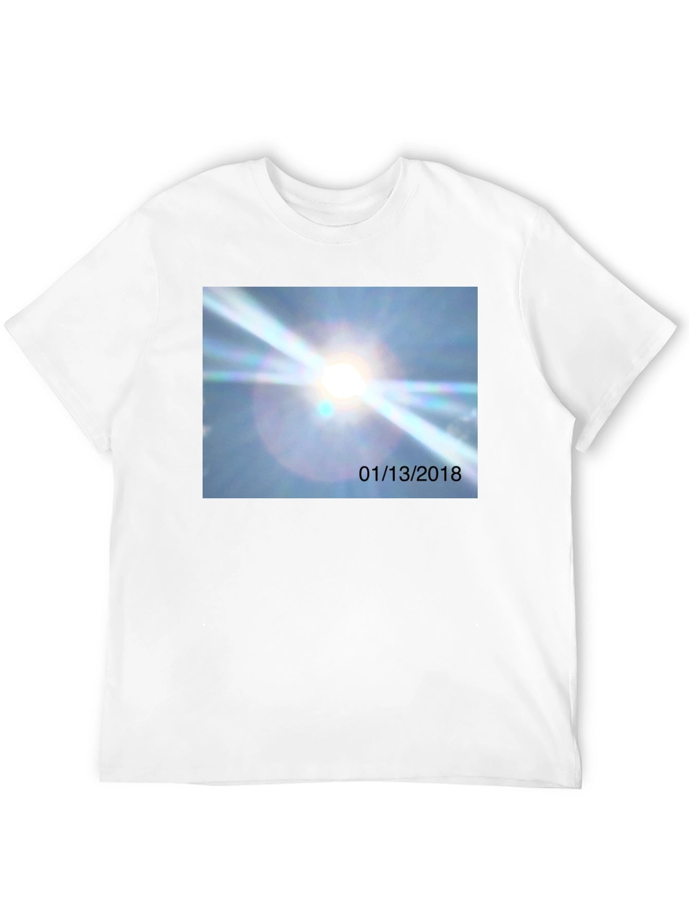 Unique Graphic Tee - January 13th 2018 Sun Flare