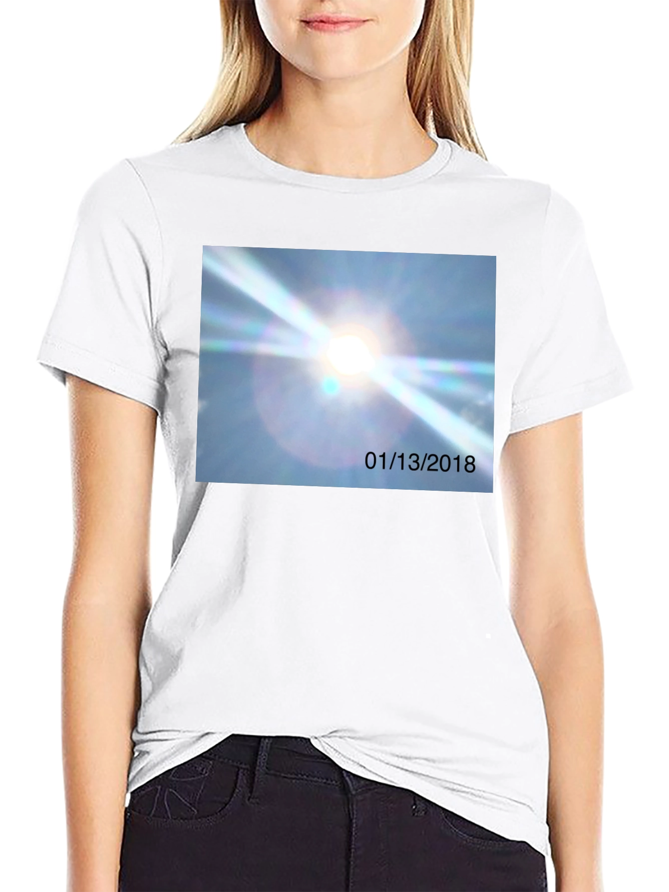 Unique Graphic Tee - January 13th 2018 Sun Flare