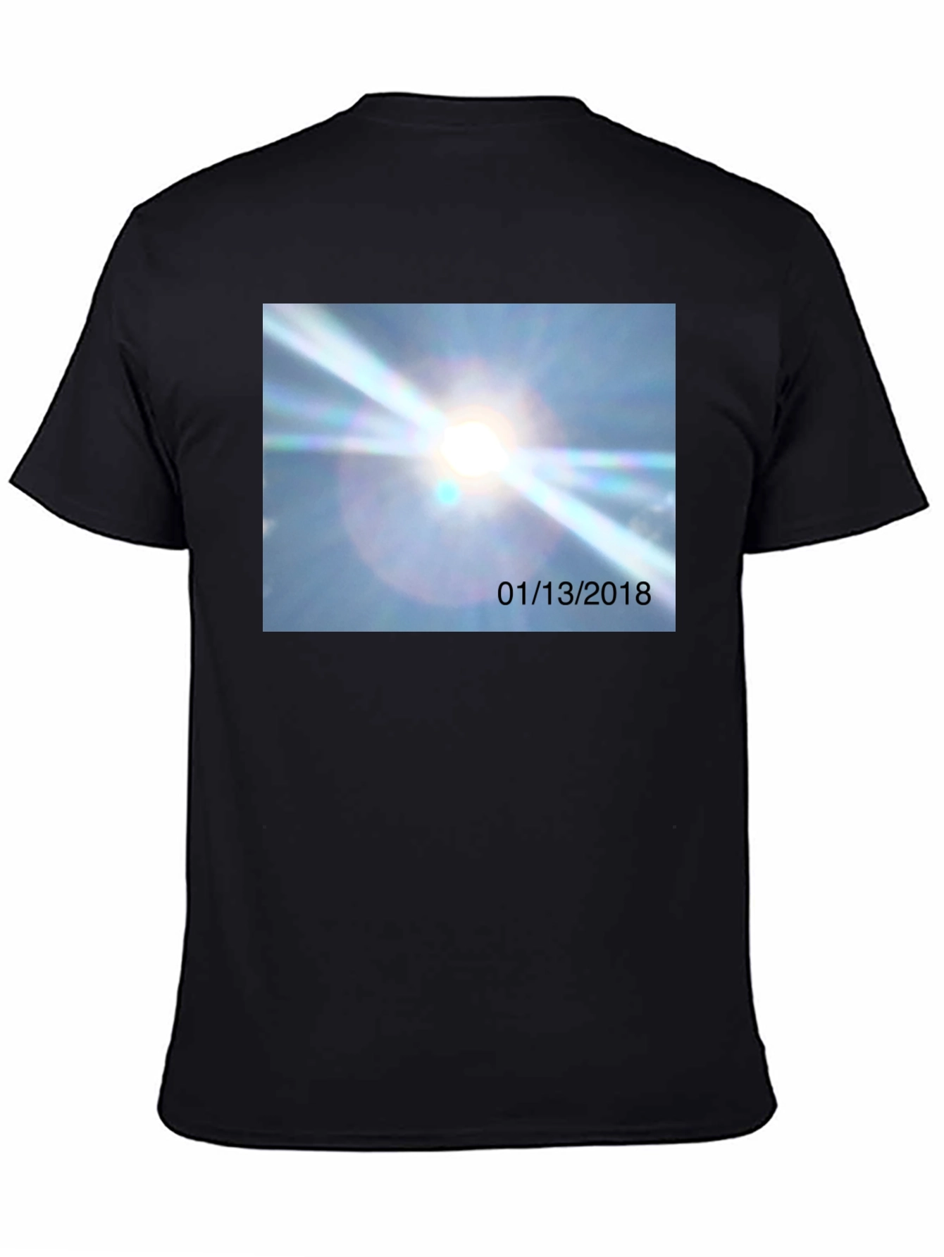 Unique Graphic Tee - January 13th 2018 Sun Flare
